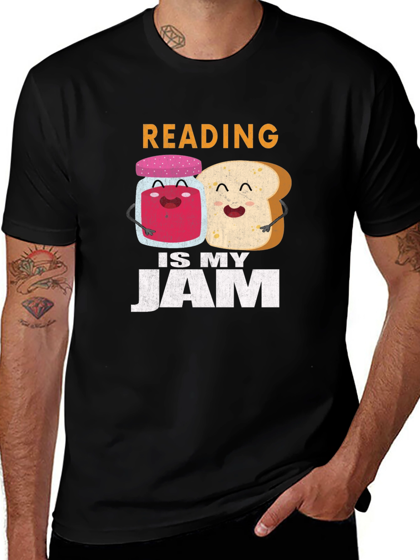 Variant 13 of Reading Is My Jam T-Shirt - Funny Book Lover Tee