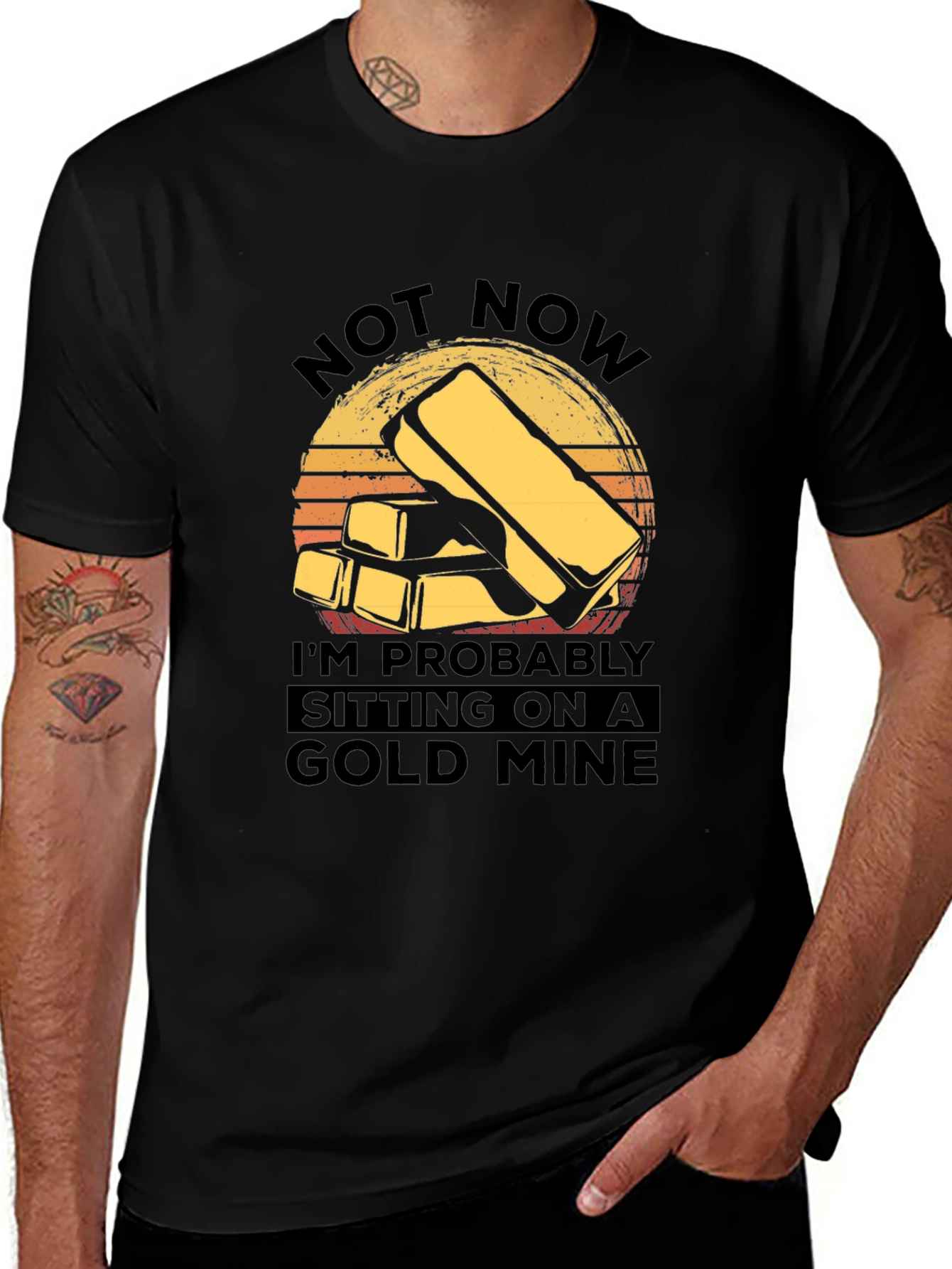 Variant 18 of Gold Mine T-Shirt - Funny Novelty Tee