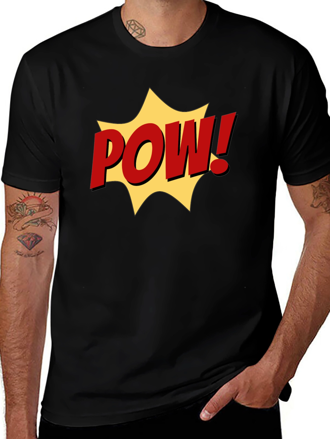 Variant 30 of POW! Graphic Tee - Comic Book Style