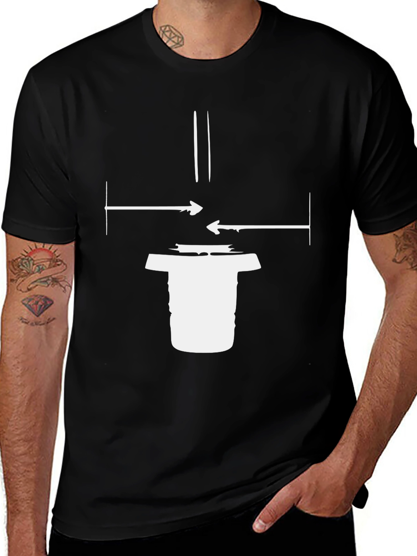 Variant 13 of Funny Physics T-Shirt - Schrodinger's Cat Design