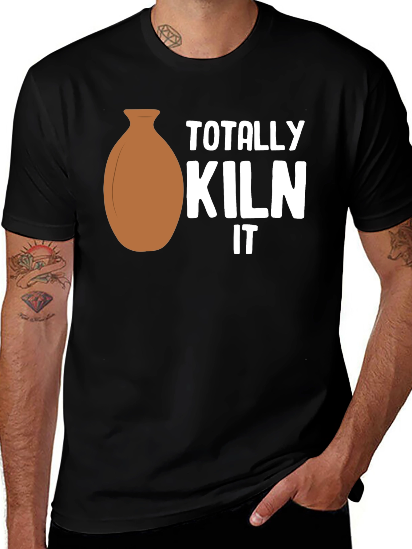 Variant 11 of Totally Kiln It Pottery T-Shirt