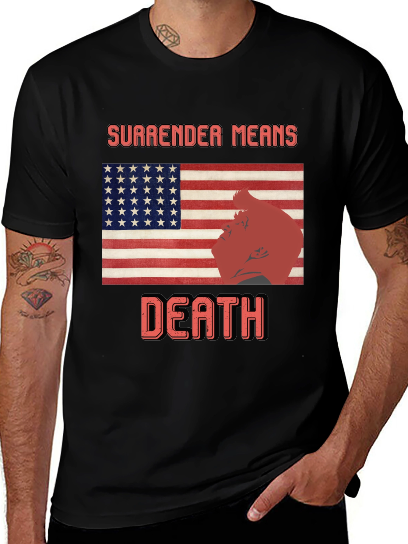 Variant 22 of Surrender Means Death Graphic Tee