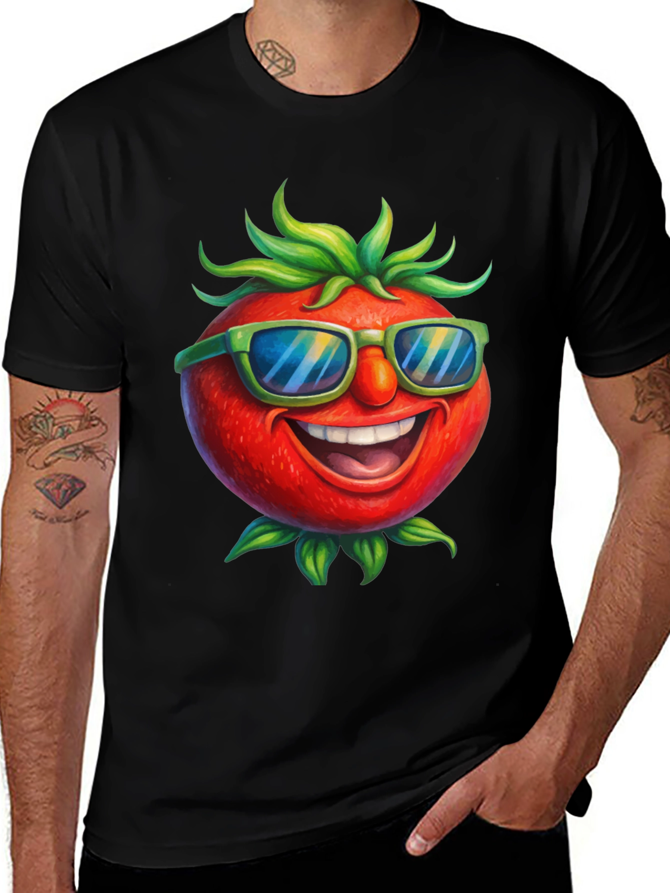 Black Tomato Character Graphic Tee main image