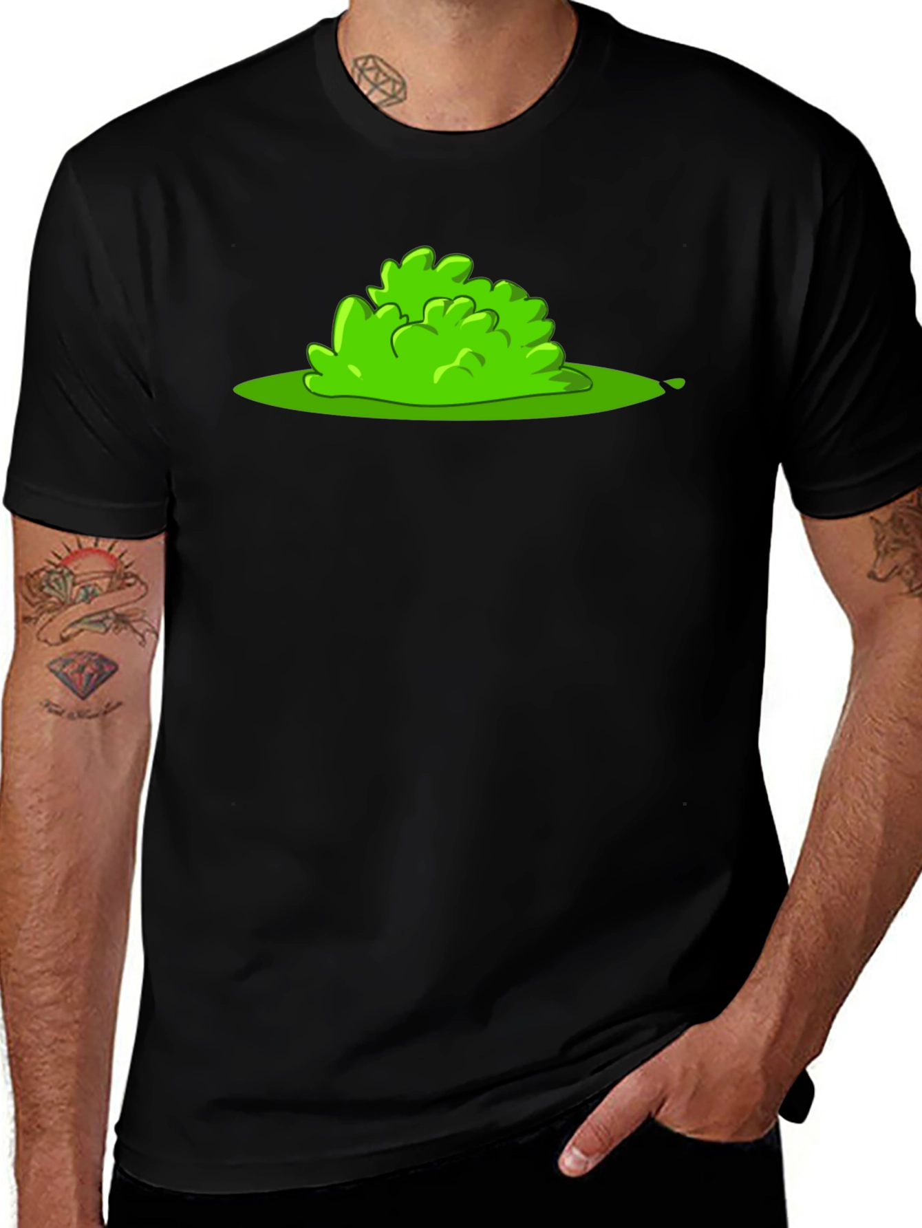Variant 18 of Green Slime Graphic Tee - Fun & Unique!