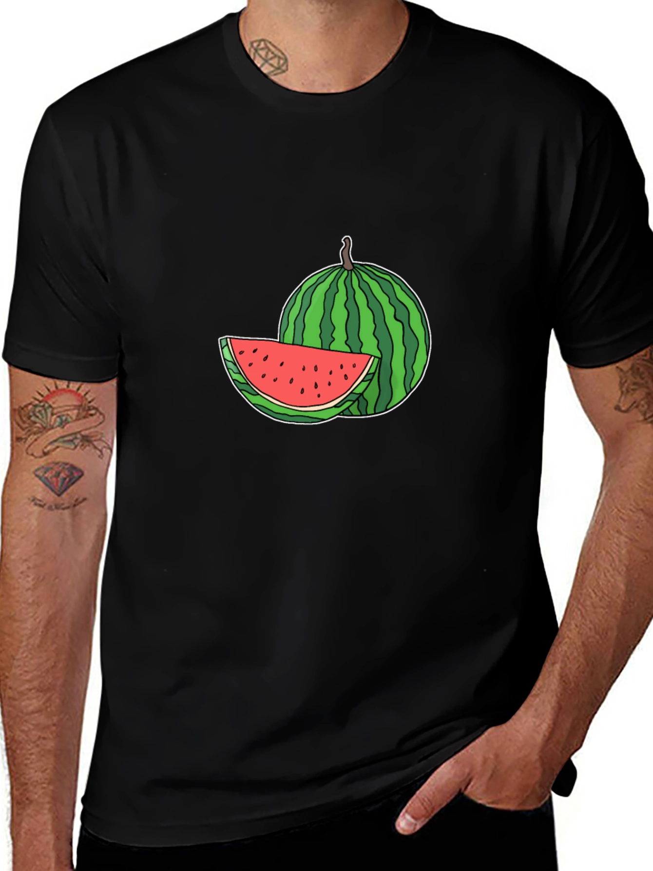 Variant 26 of Watermelon Graphic Tee - Fresh Summer Style