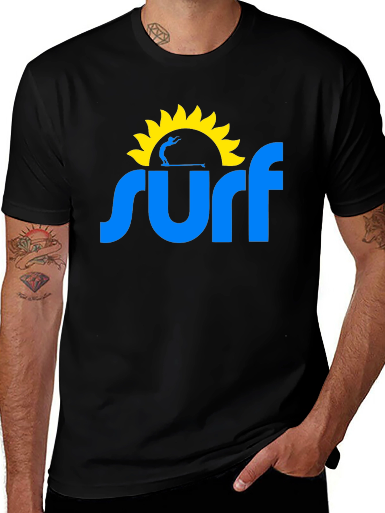 Variant 6 of Surf Graphic Tee - Summer Vibes
