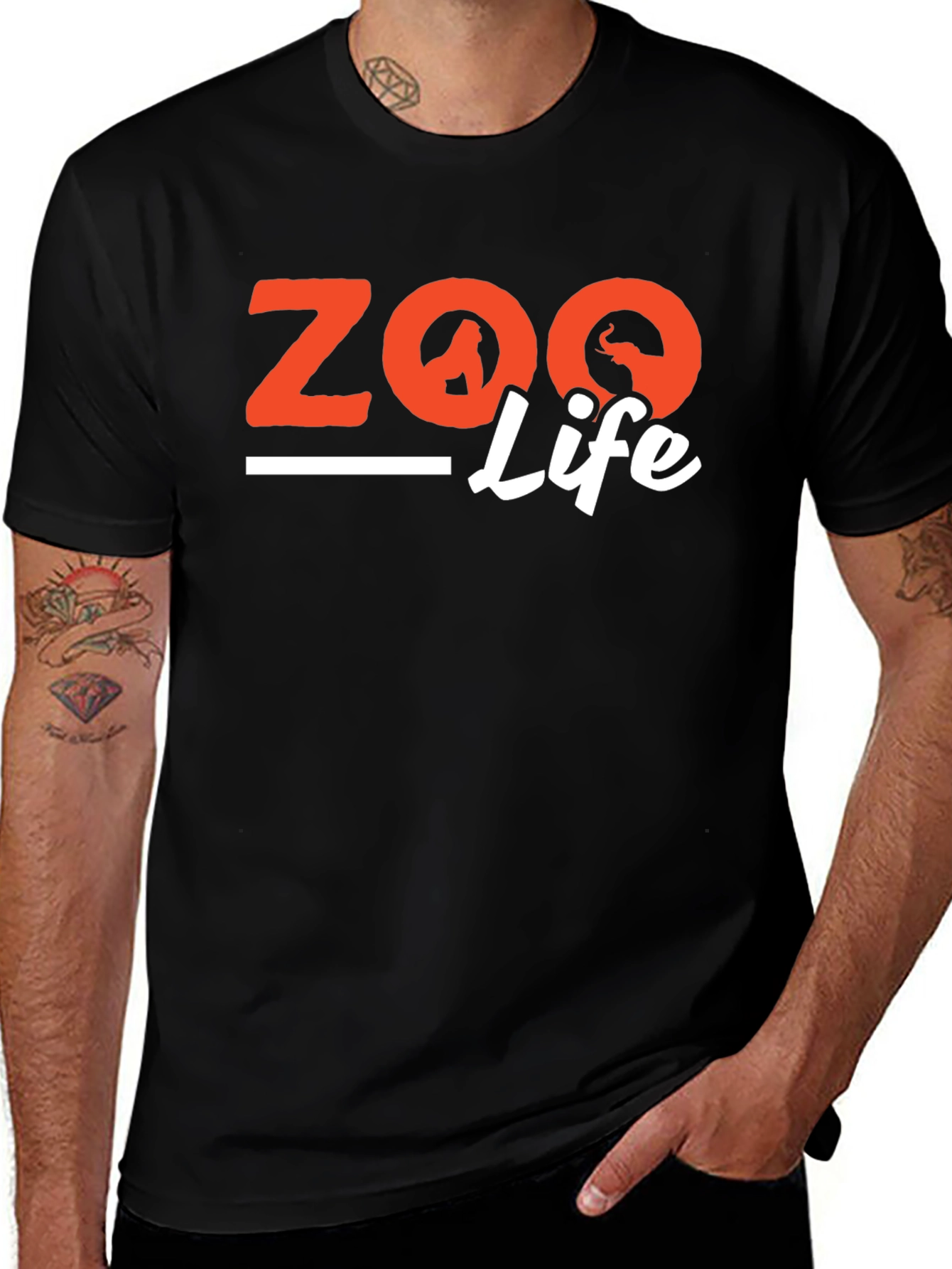 Zoo Life Graphic Tee - Cool Animal Lover T-Shirt