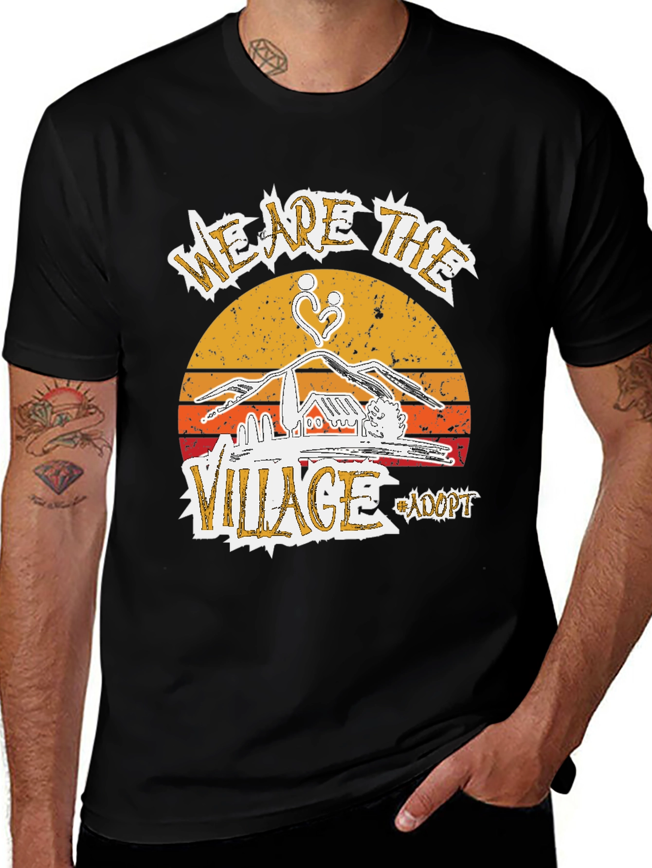 Variant 16 of We Are the Village Graphic T-Shirt