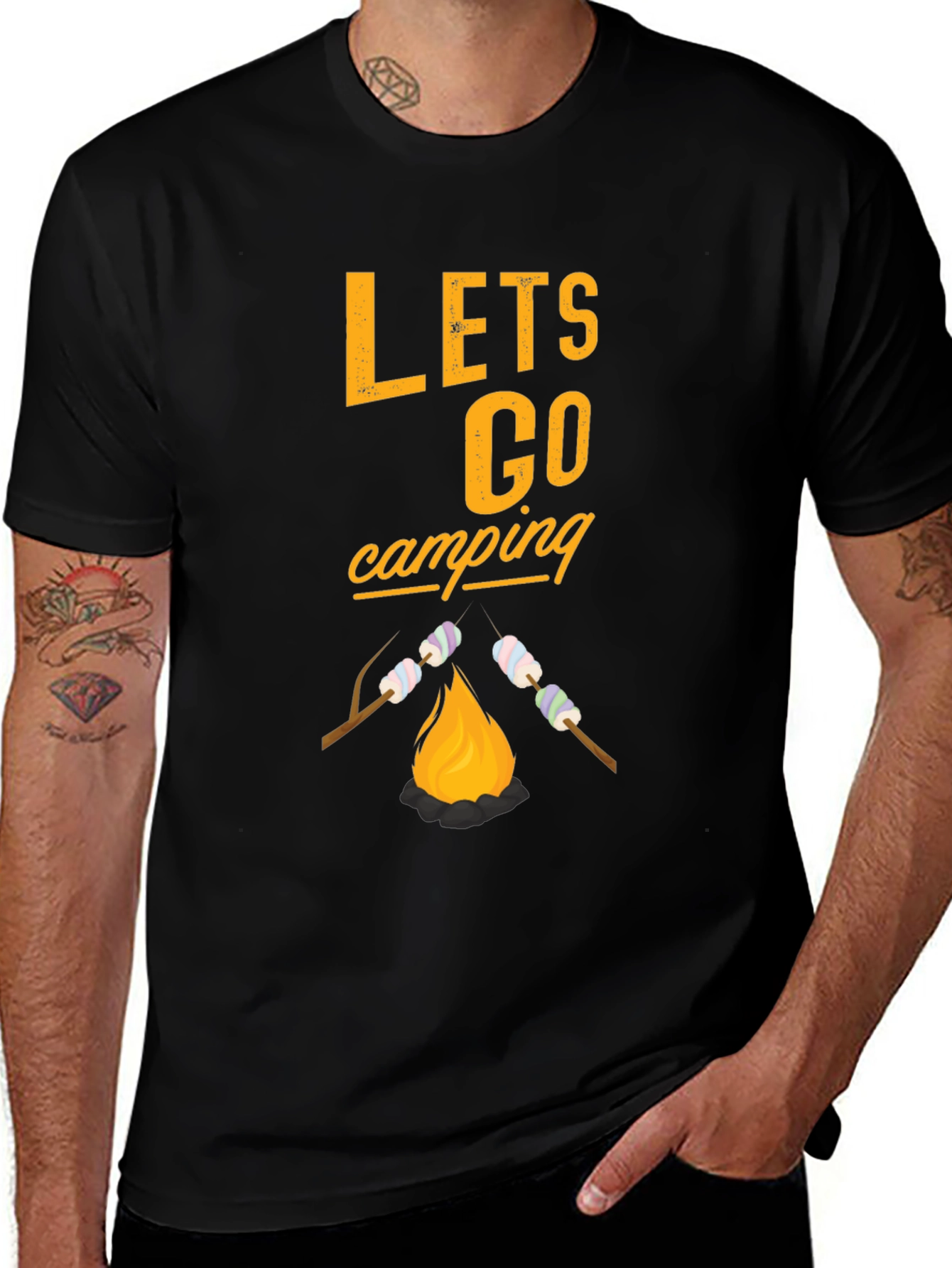 Variant 24 of Let's Go Camping Graphic Tee