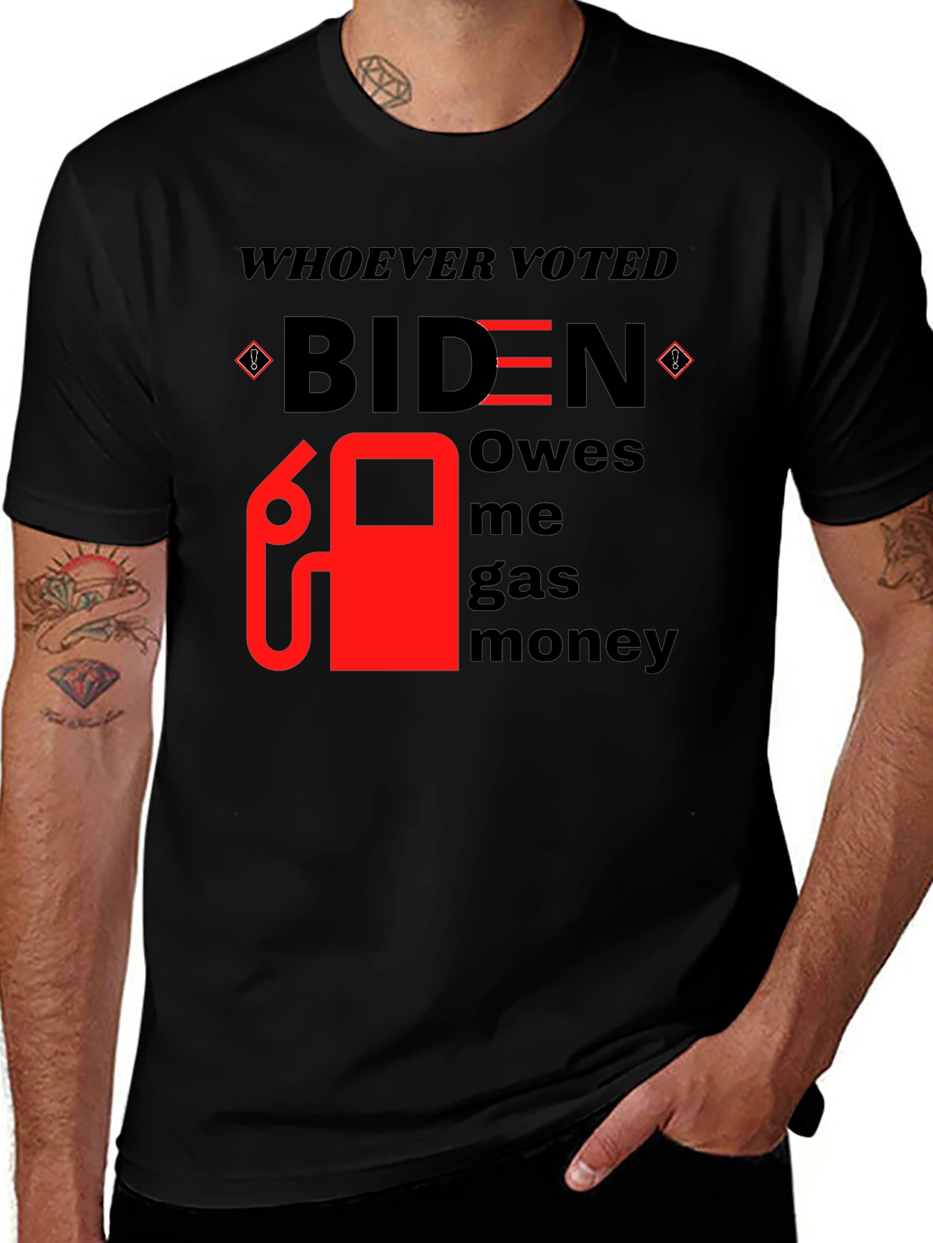Variant 29 of Biden Gas Money T-Shirt - Funny Political Tee