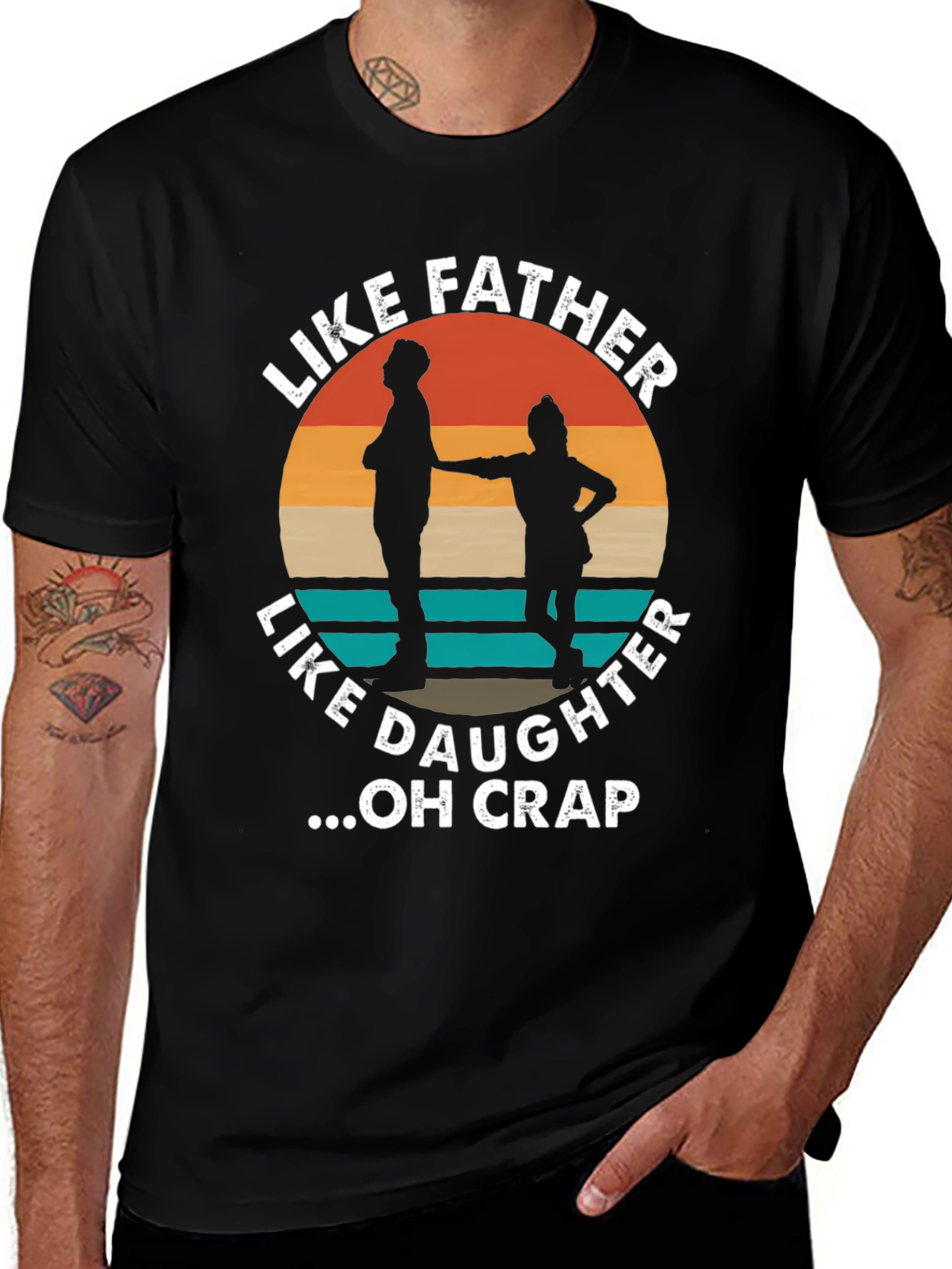 Variant 12 of Like Father Like Daughter Funny T-Shirt
