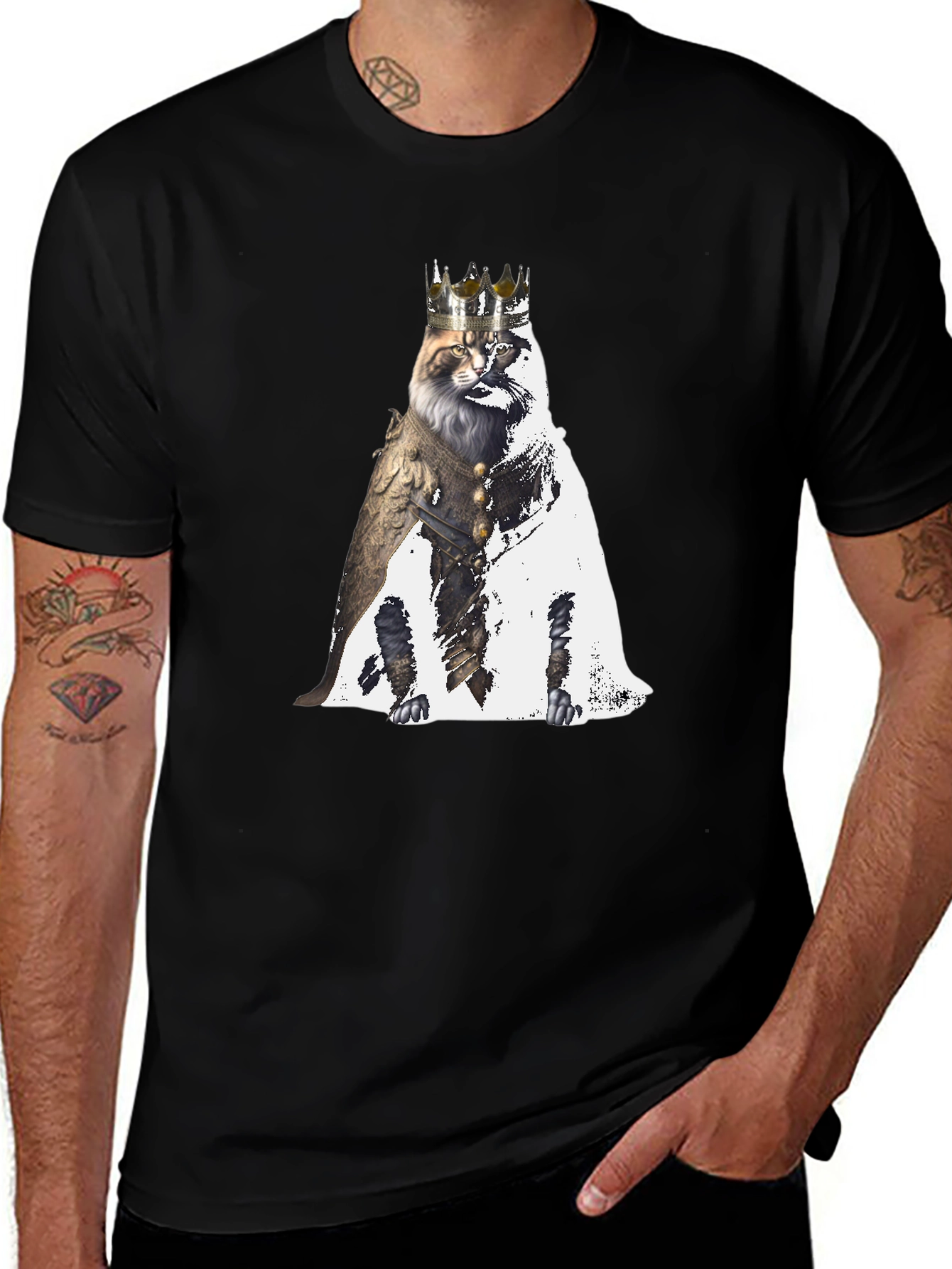 Variant 15 of Cat King T-Shirt
