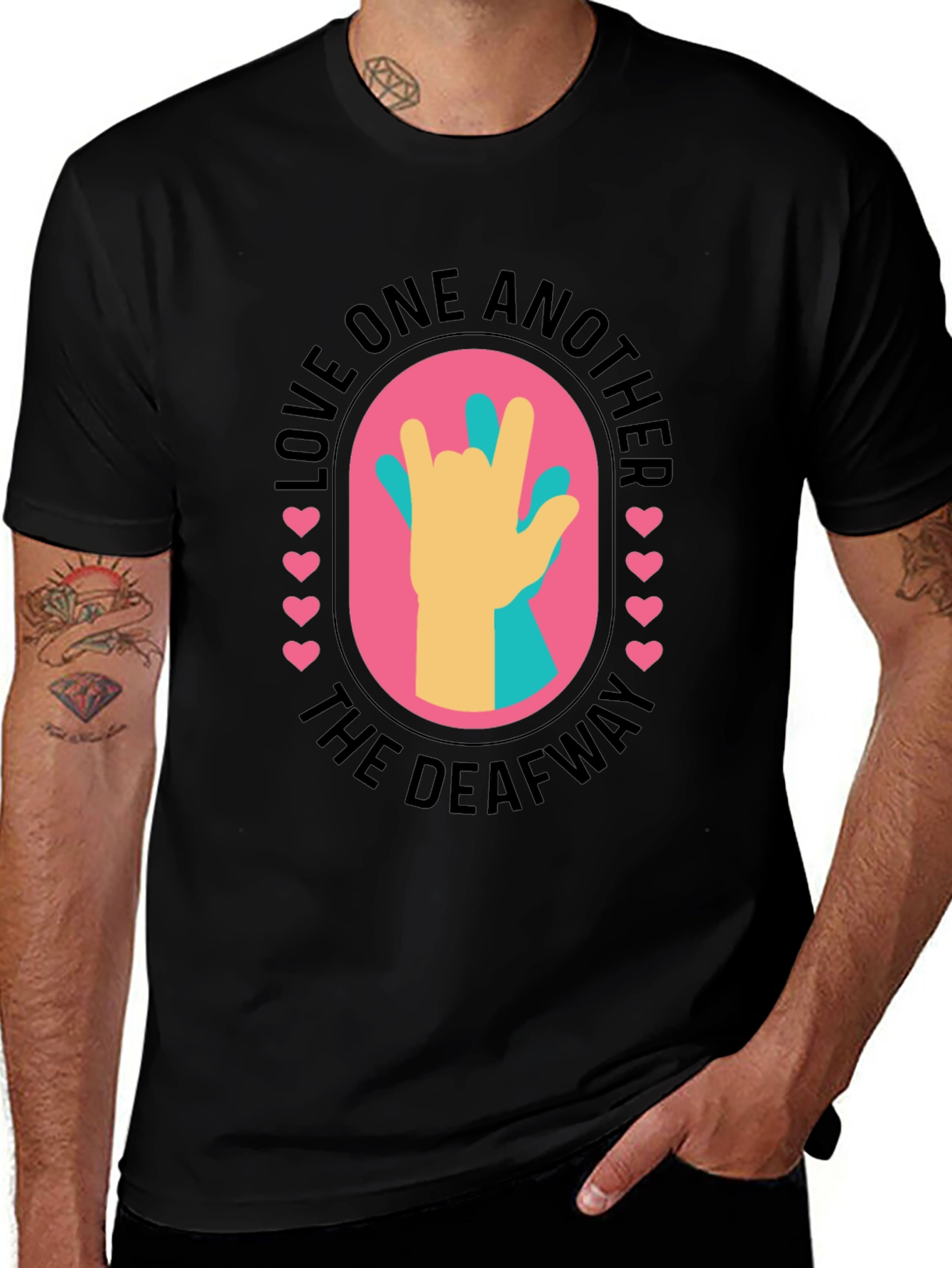 Variant 18 of Love One Another Deafway T-Shirt