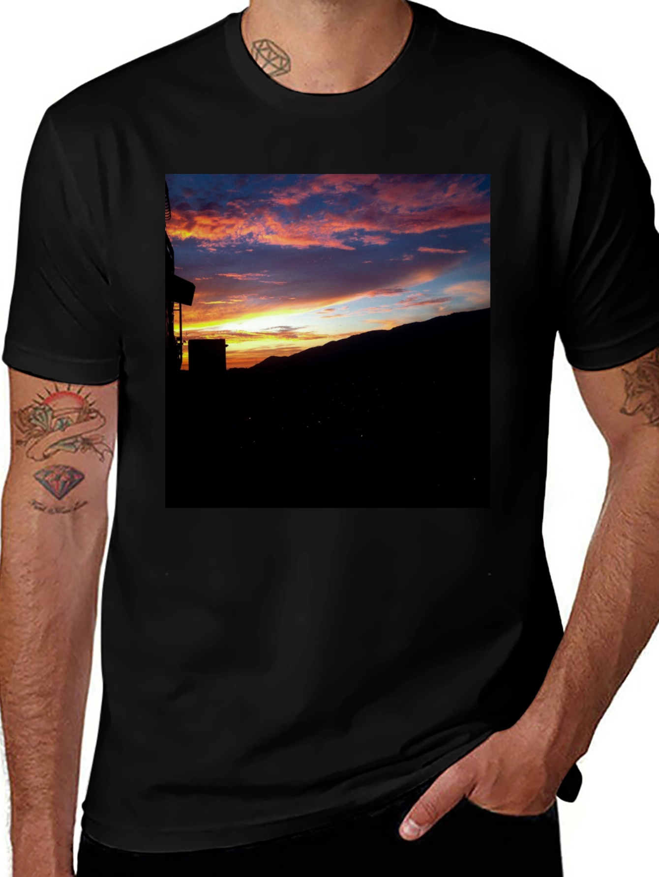 Variant 24 of Sunset Sky Graphic T-Shirt