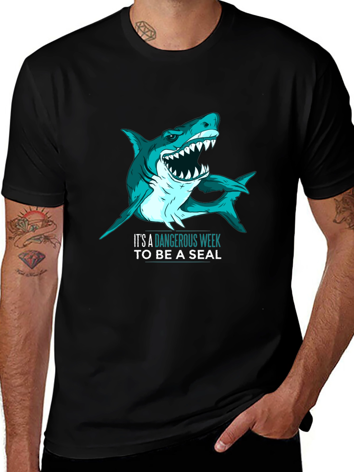 Variant 14 of Dangerous Shark Week Tee