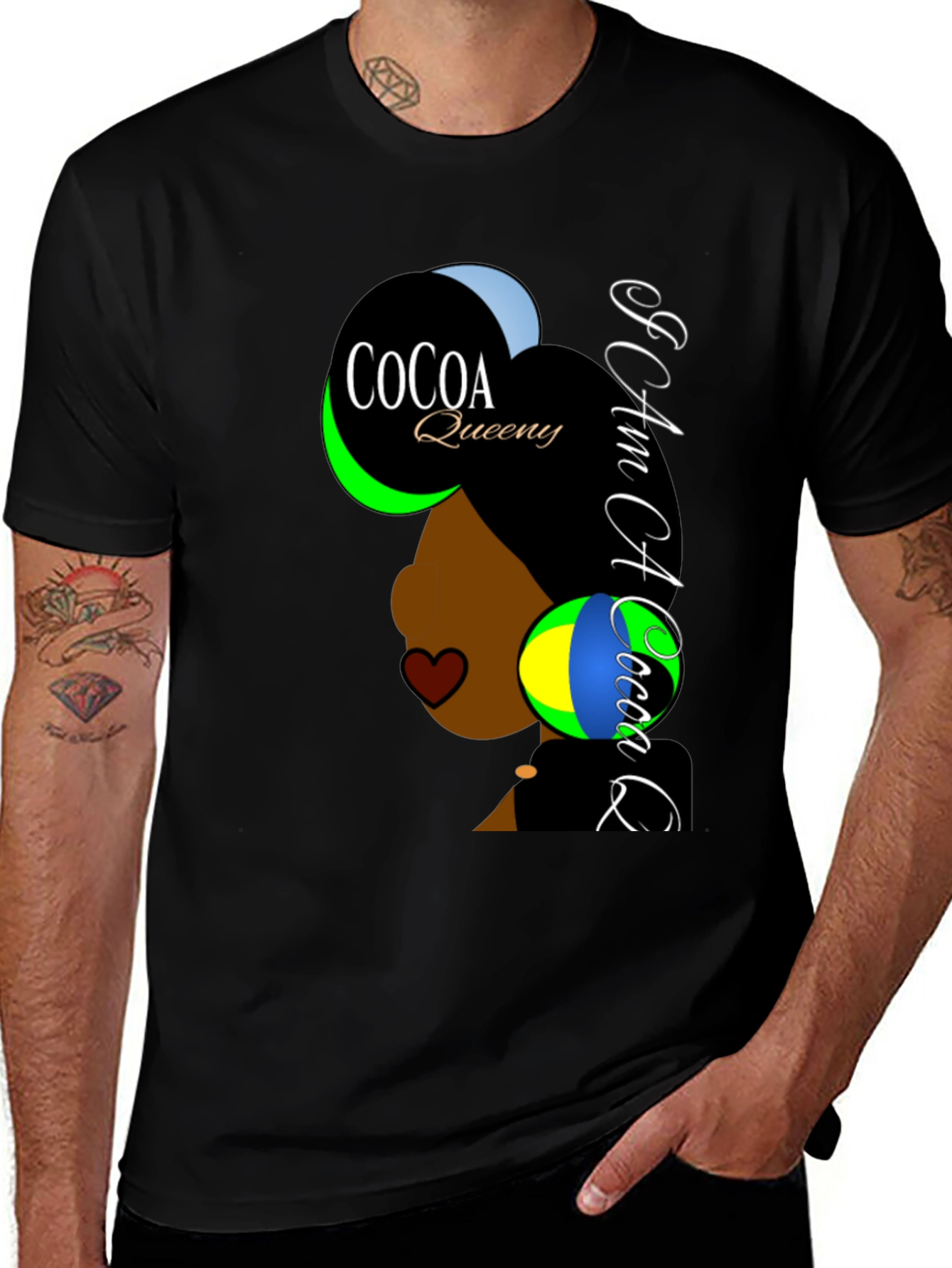Cocoa Queen T-Shirt - Afrocentric Fashion