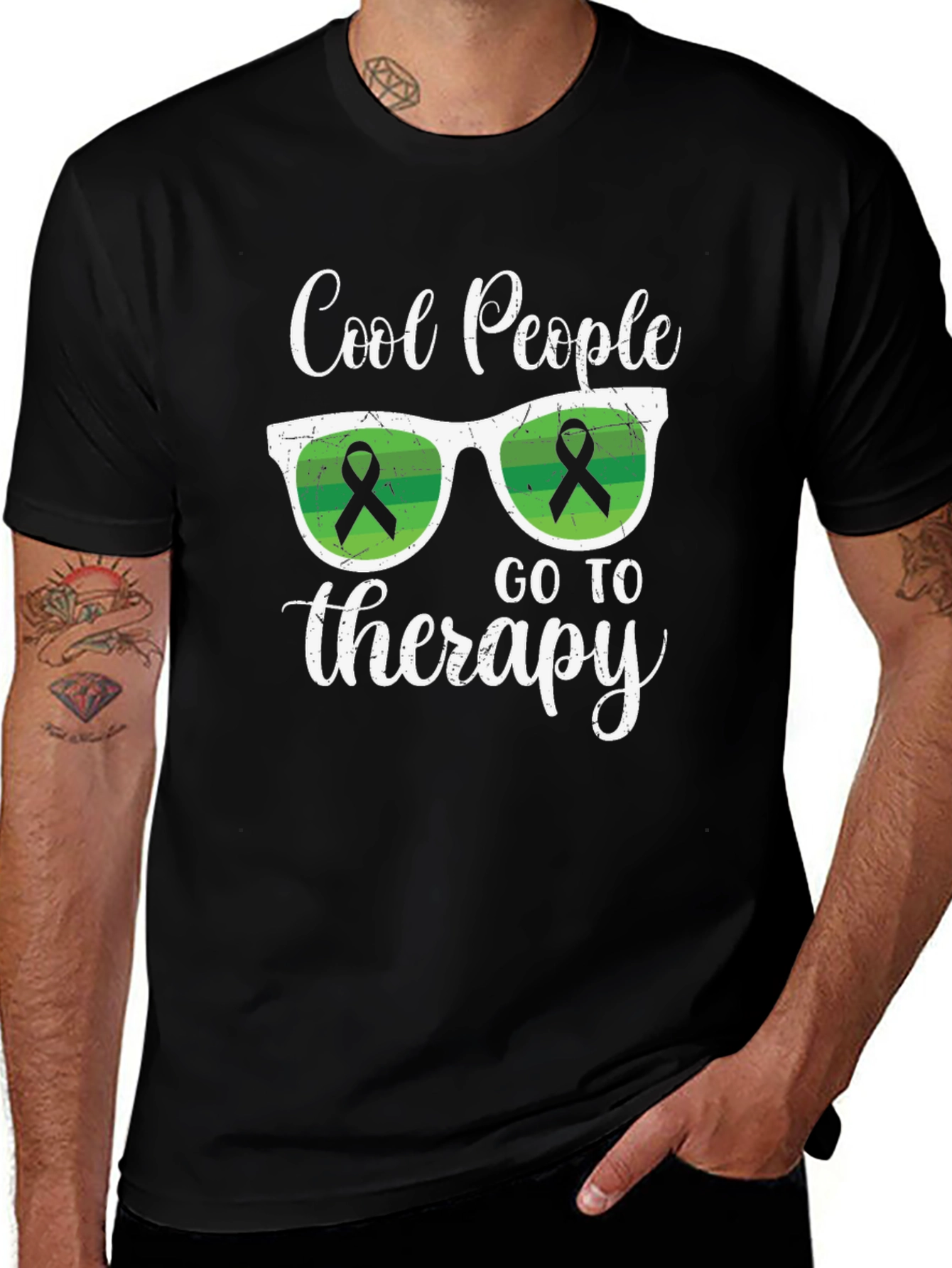 Variant 30 of Cool People Go To Therapy T-Shirt