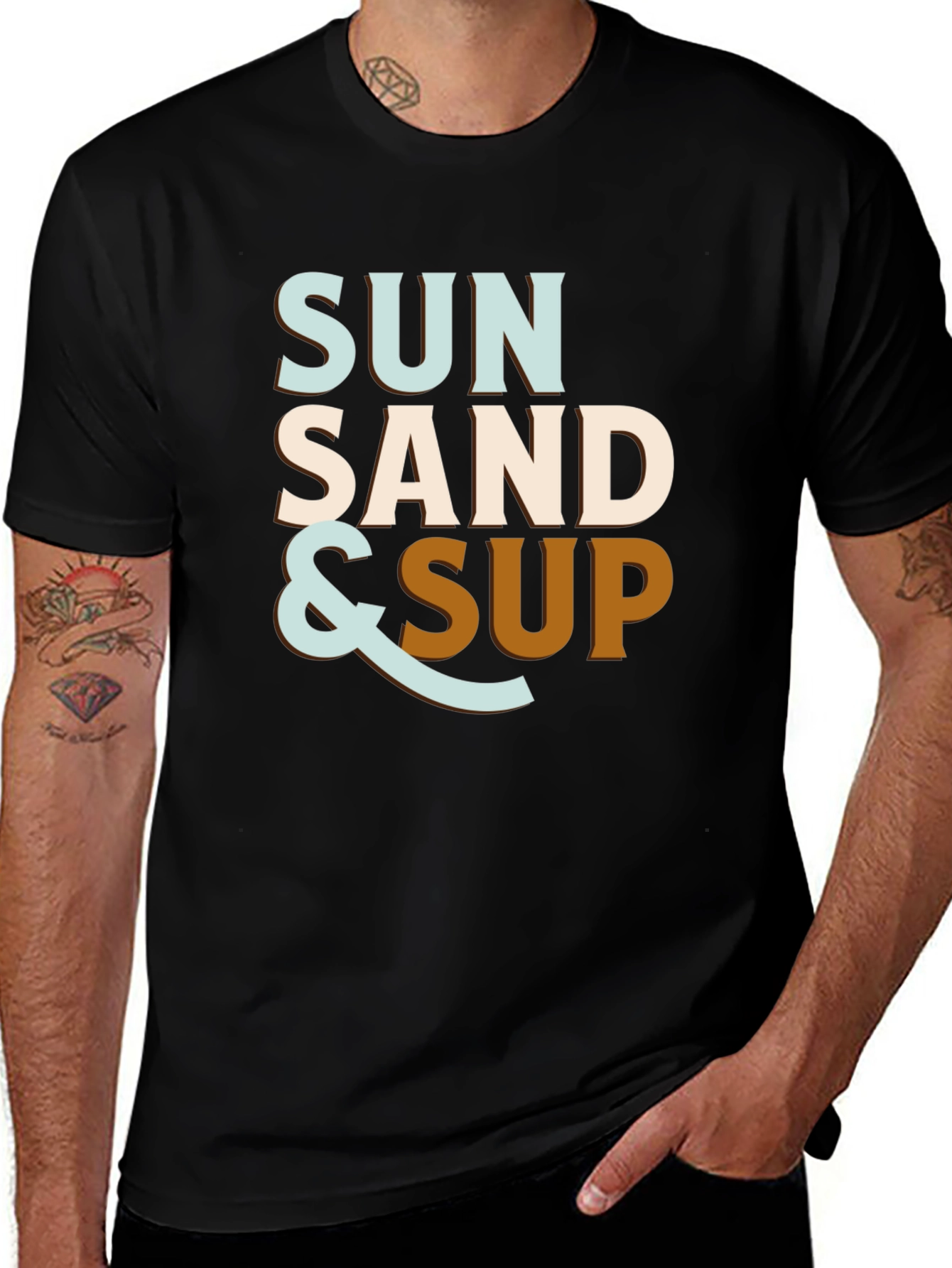 Sun, Sand & SUP Graphic Tee