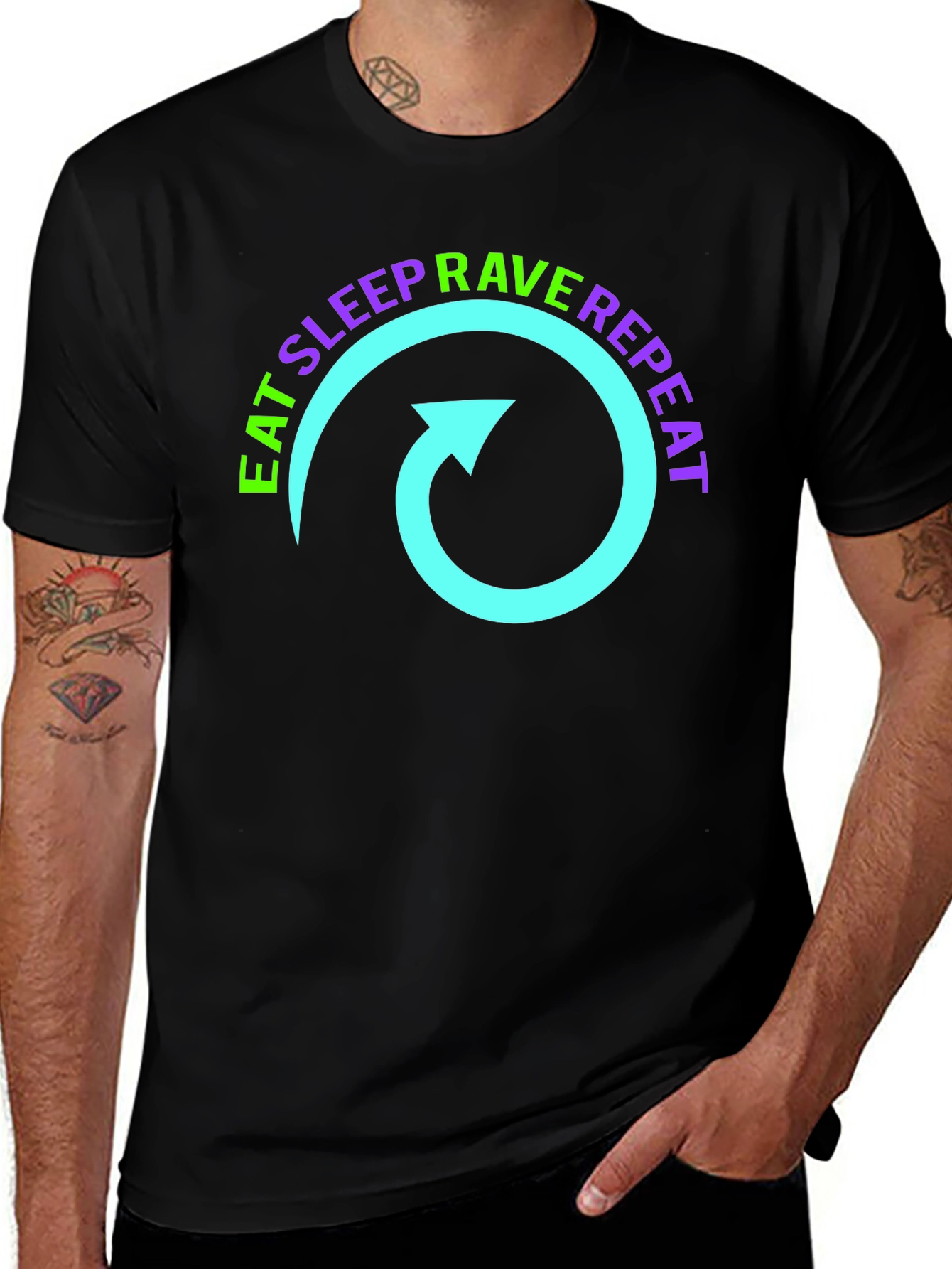 Eat Sleep Rave Repeat T-Shirt