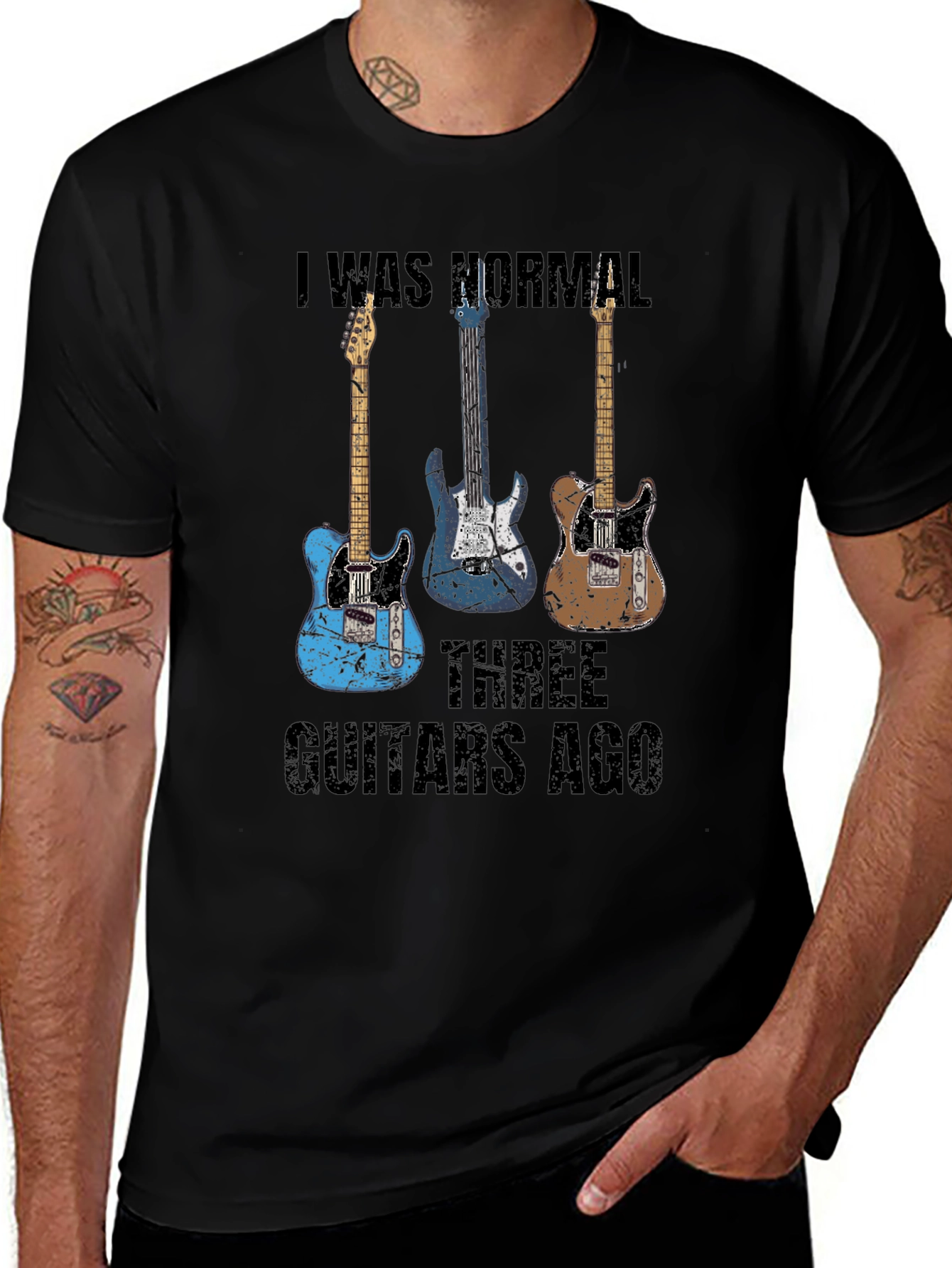 Variant 20 of Three Guitars Ago T-Shirt