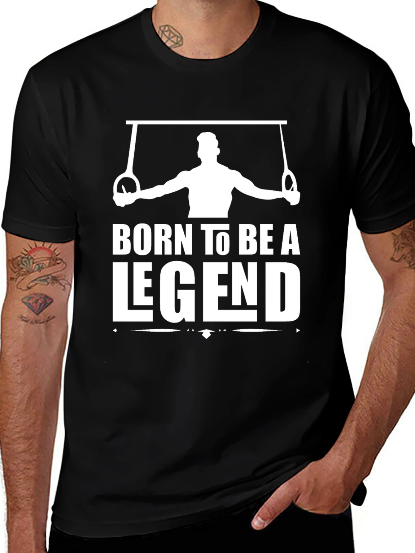 Variant 19 of Born To Be A Legend Gymnast T-Shirt