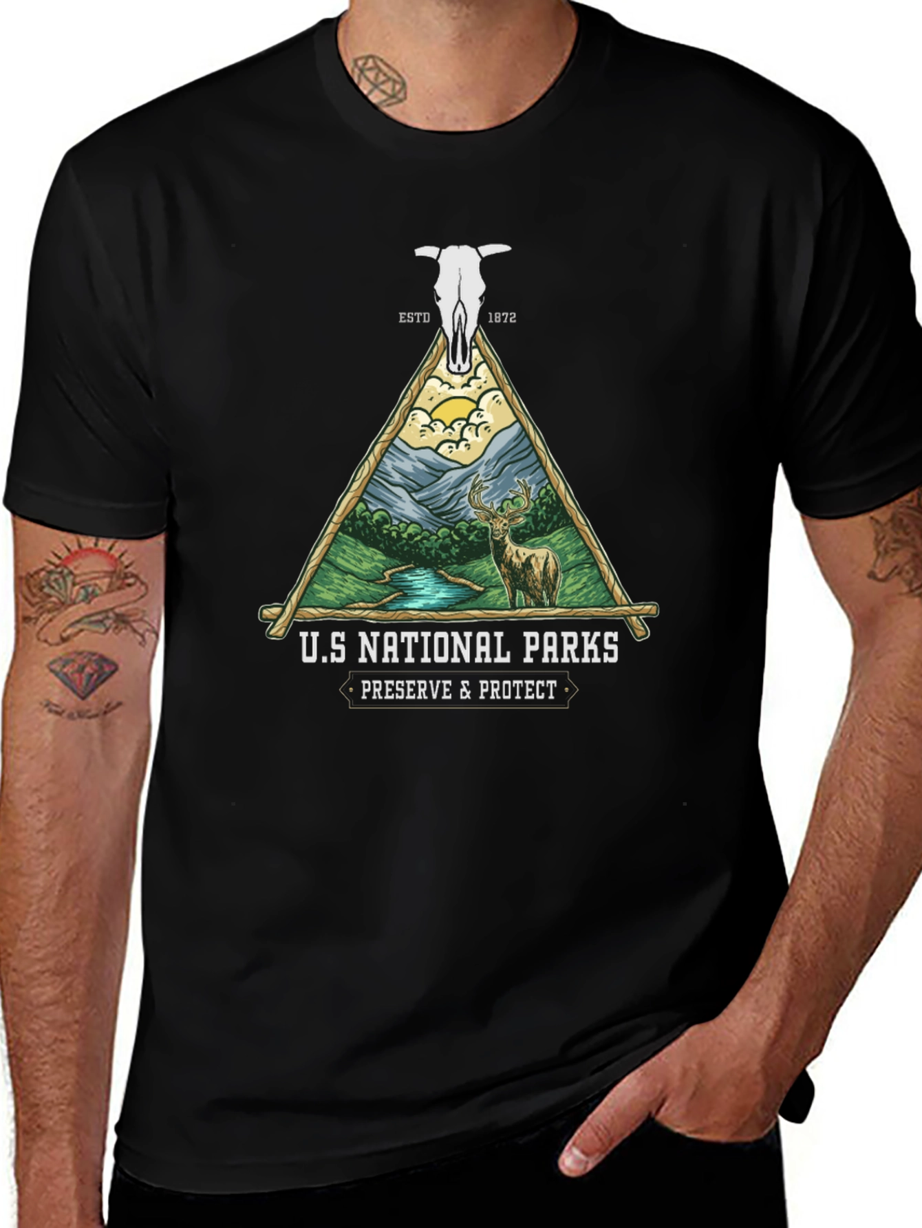 Variant 23 of U.S. National Parks Graphic Tee - Preserve & Protect