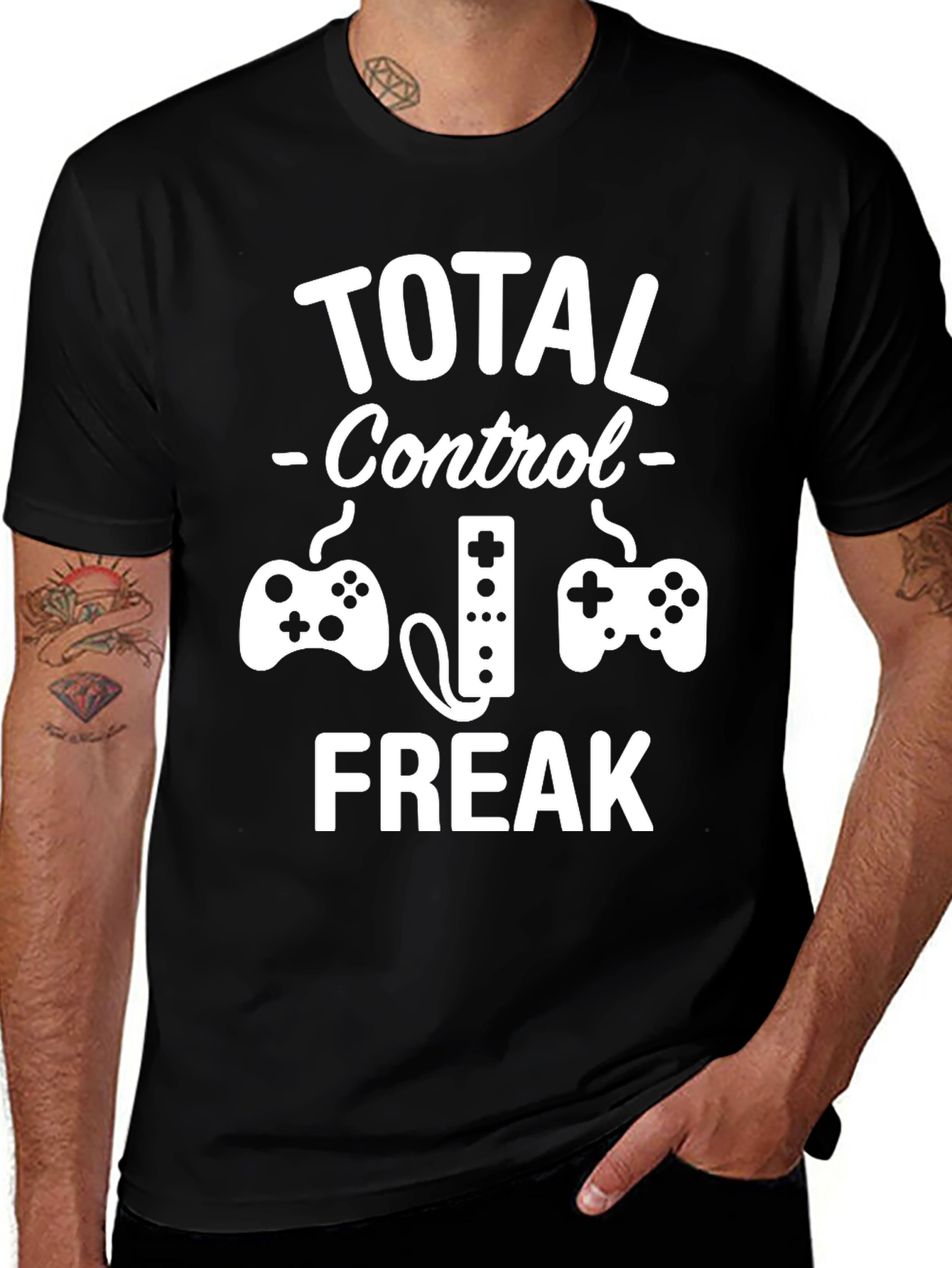 Variant 6 of Total Control Freak Gamer T-Shirt