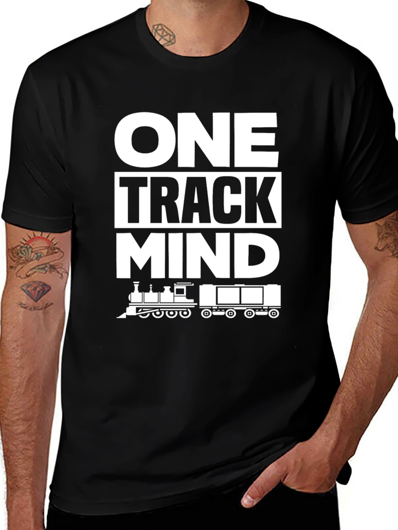 Variant 24 of One Track Mind Train T-Shirt