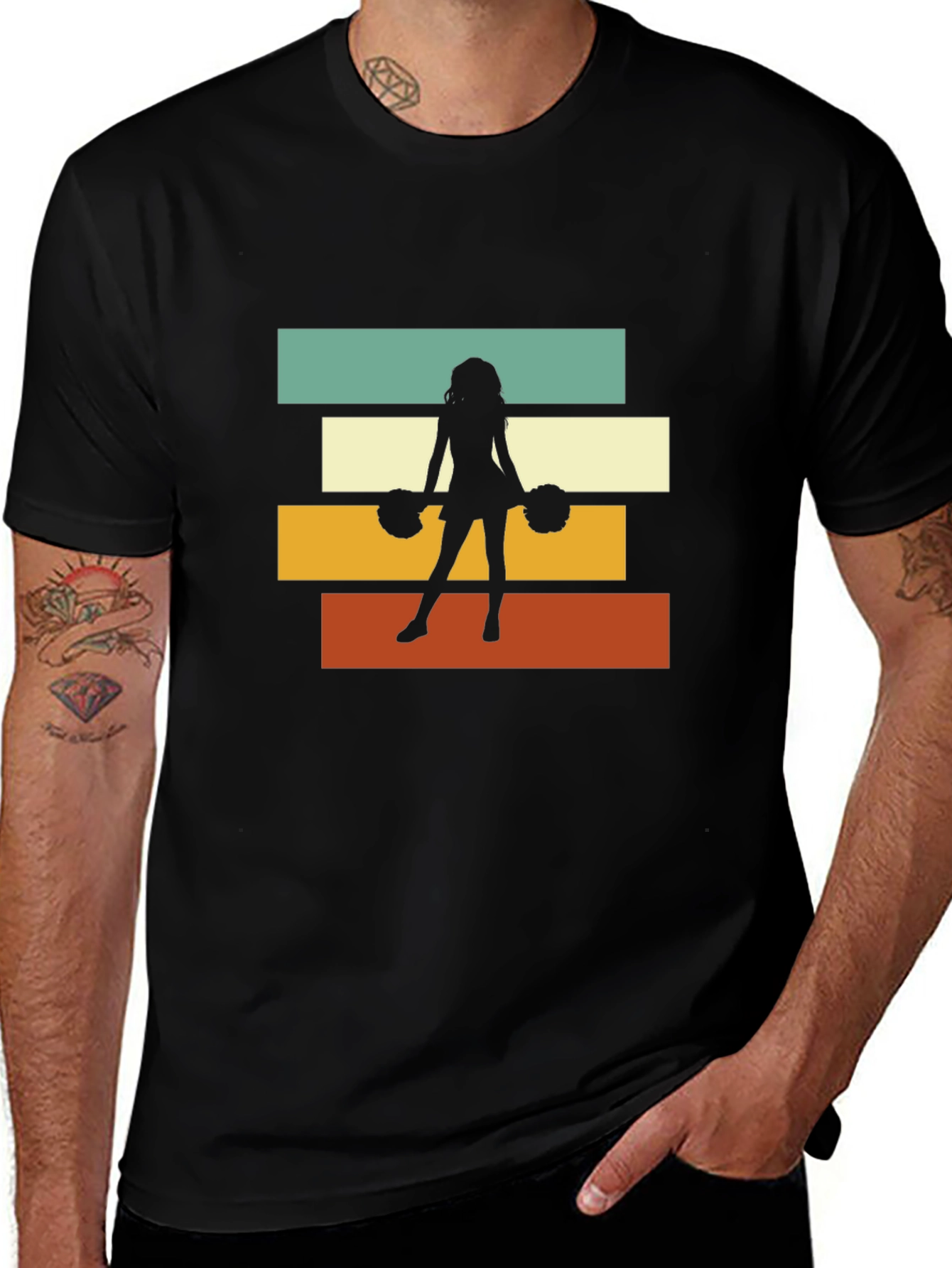 Variant 21 of Retro Cheerleader T-Shirt - Vintage Style Design