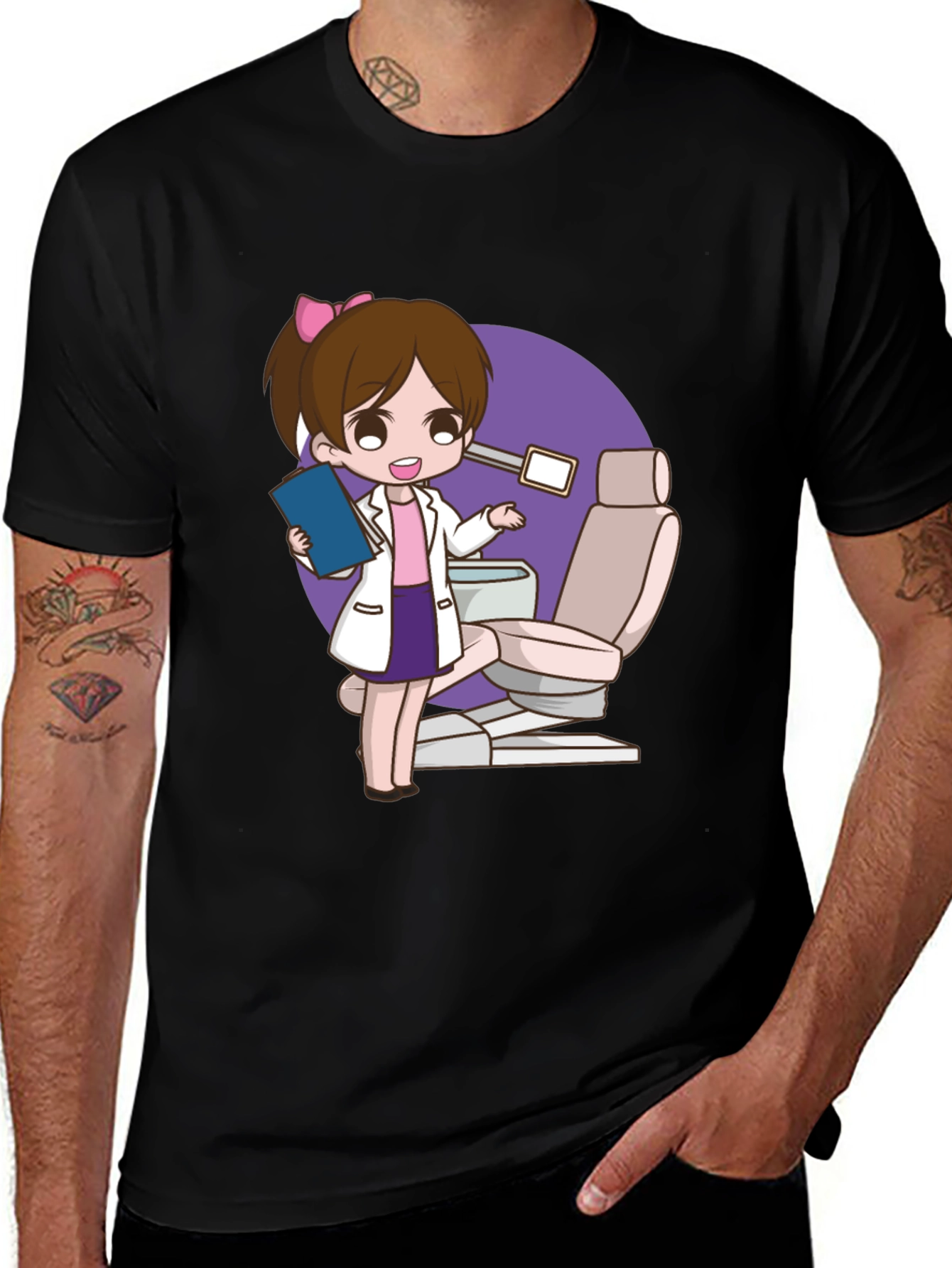 Variant 16 of Dentist Cartoon Graphic T-Shirt