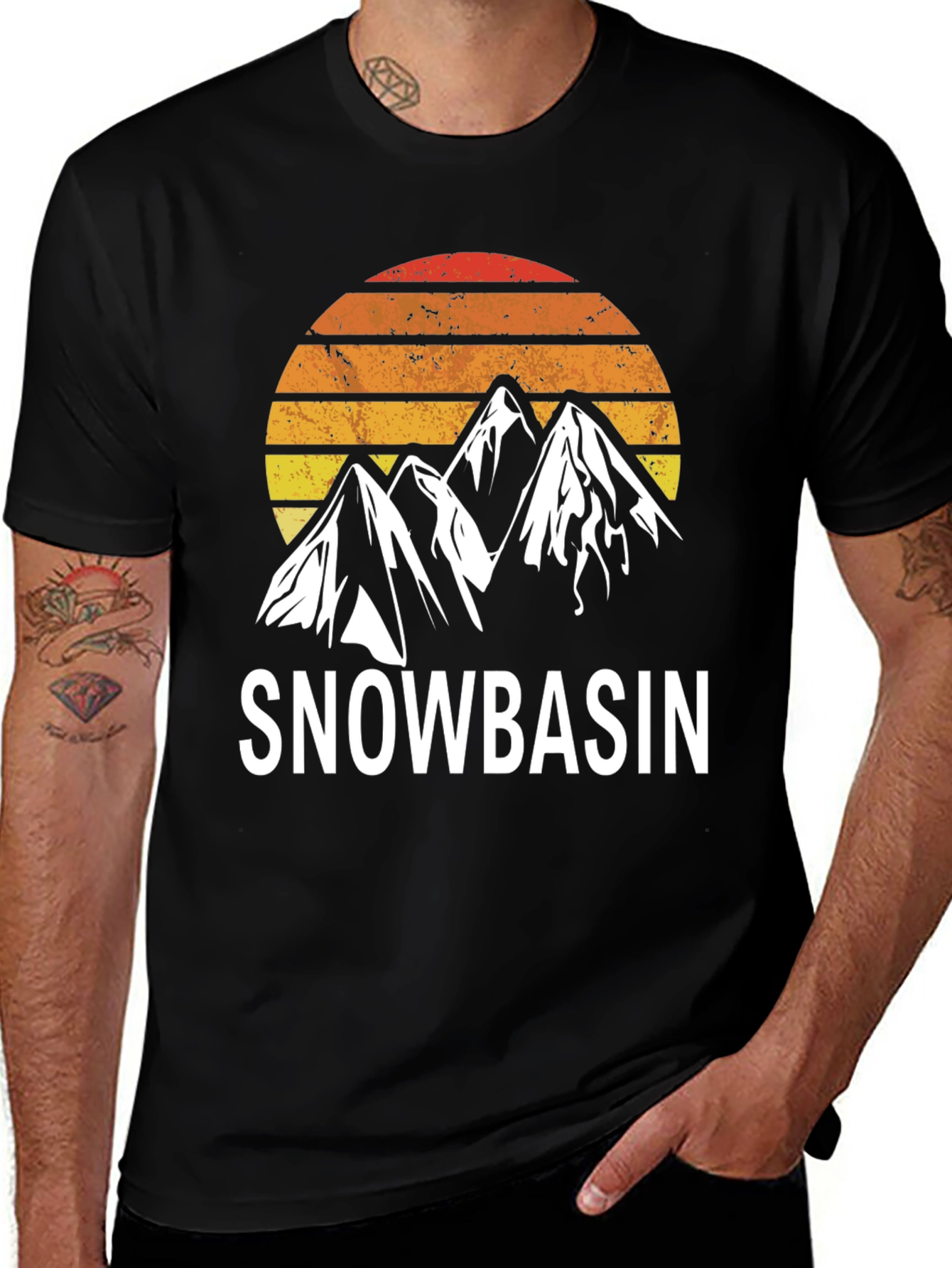 Variant 29 of Snowbasin Vintage Style Graphic T-Shirt