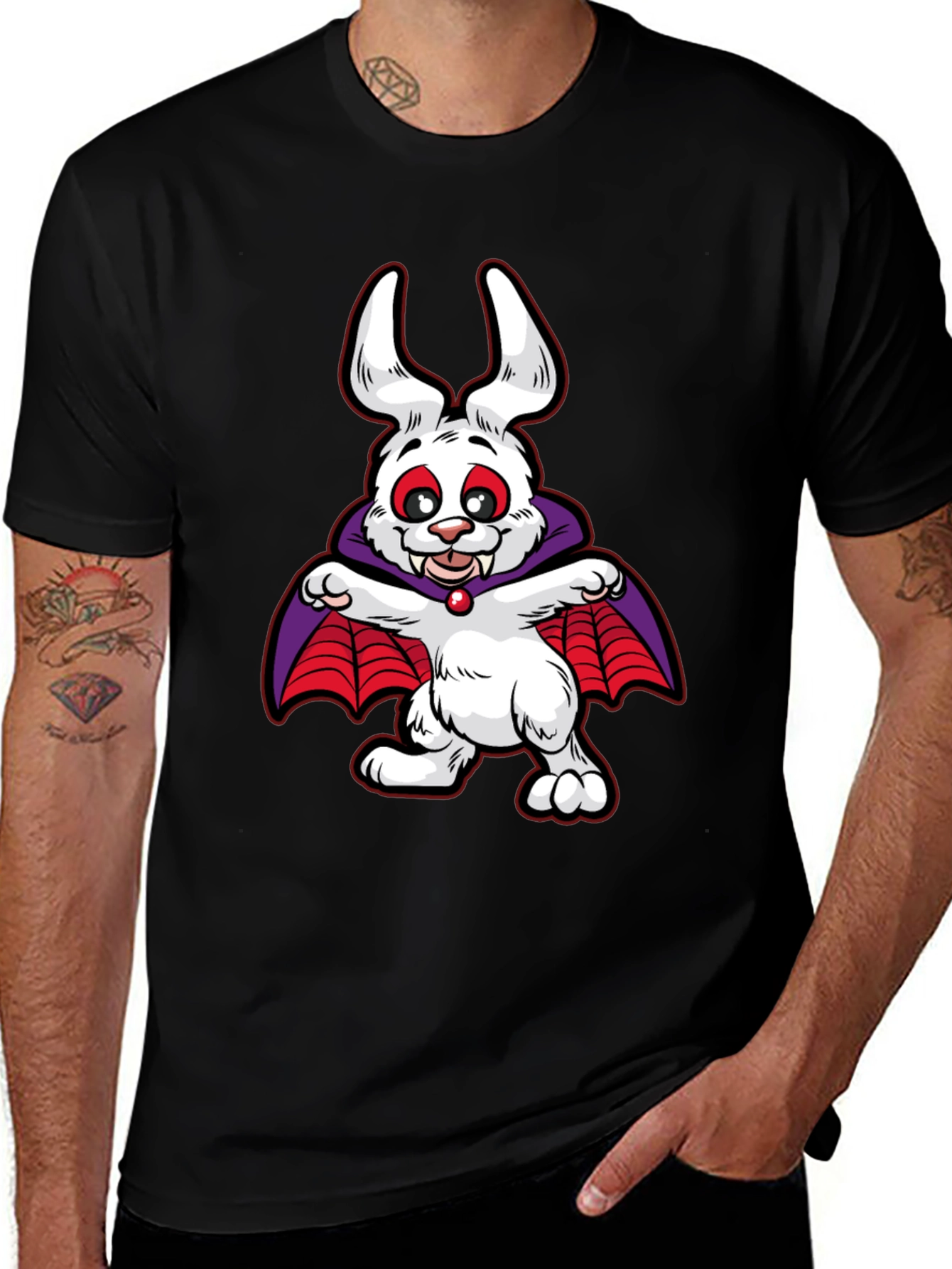 Variant 11 of Vampire Rabbit Graphic T-Shirt