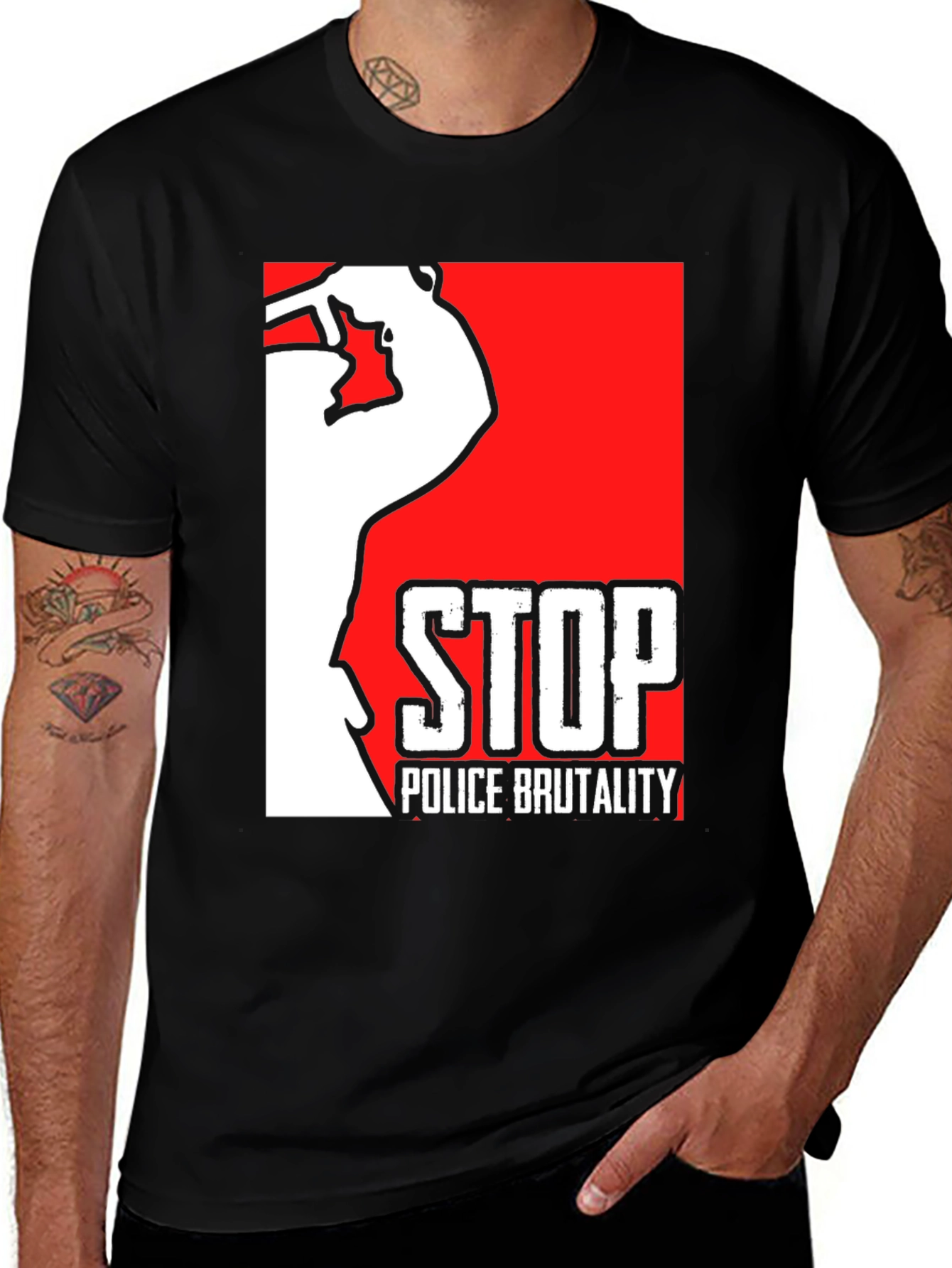 Variant 8 of Stop Police Brutality Graphic Tee