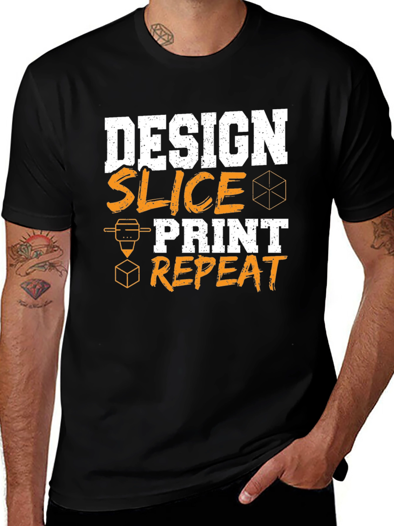 Variant 11 of 3D Printing Design T-Shirt
