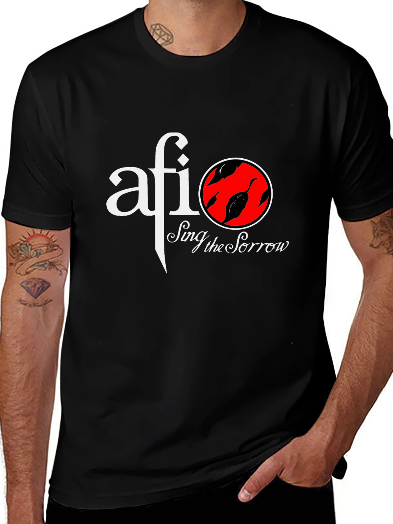 AFI Sing The Sorrow Band T-Shirt - Black