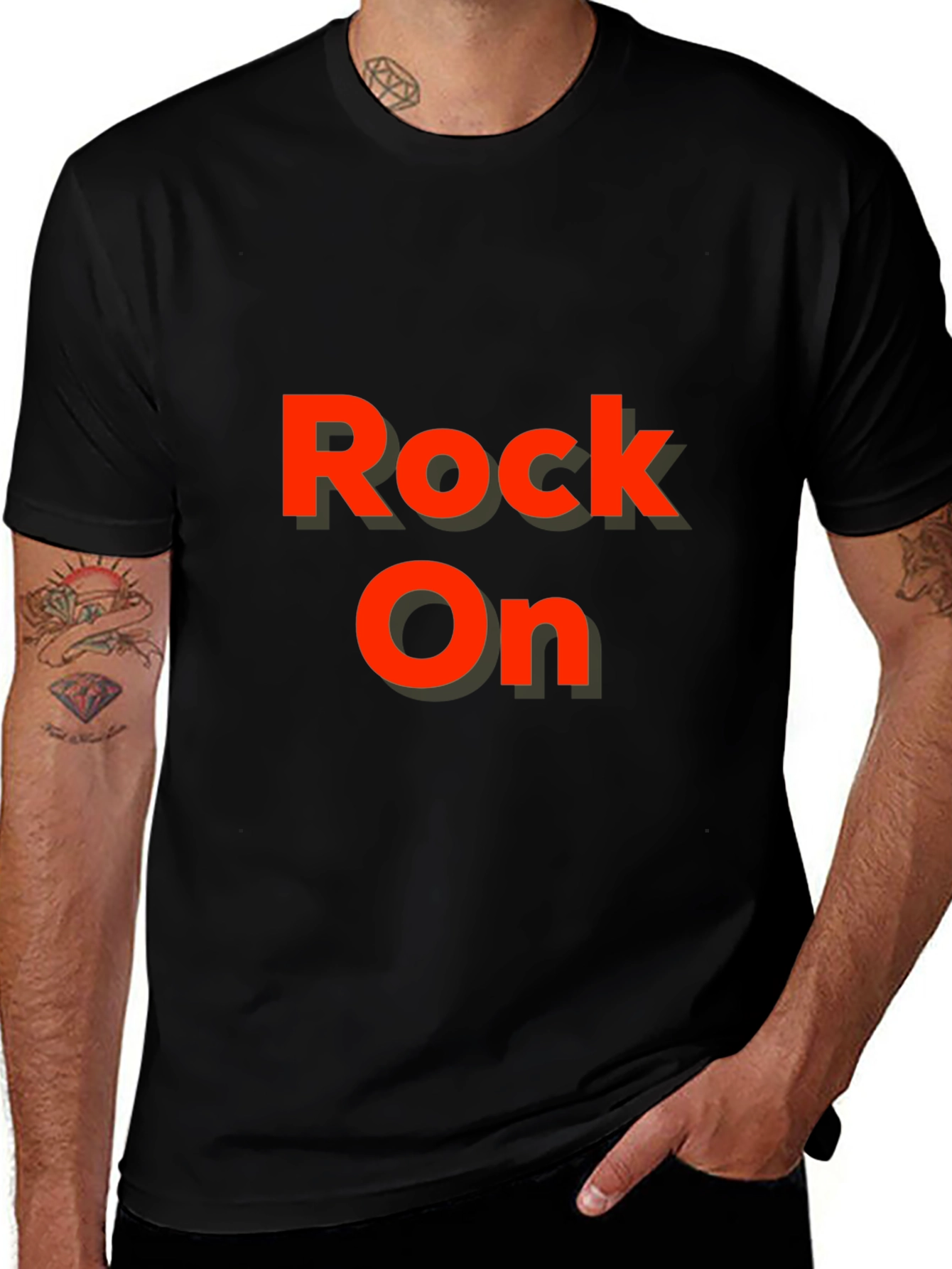 Variant 29 of Rock On Graphic T-Shirt - Bold Statement Tee