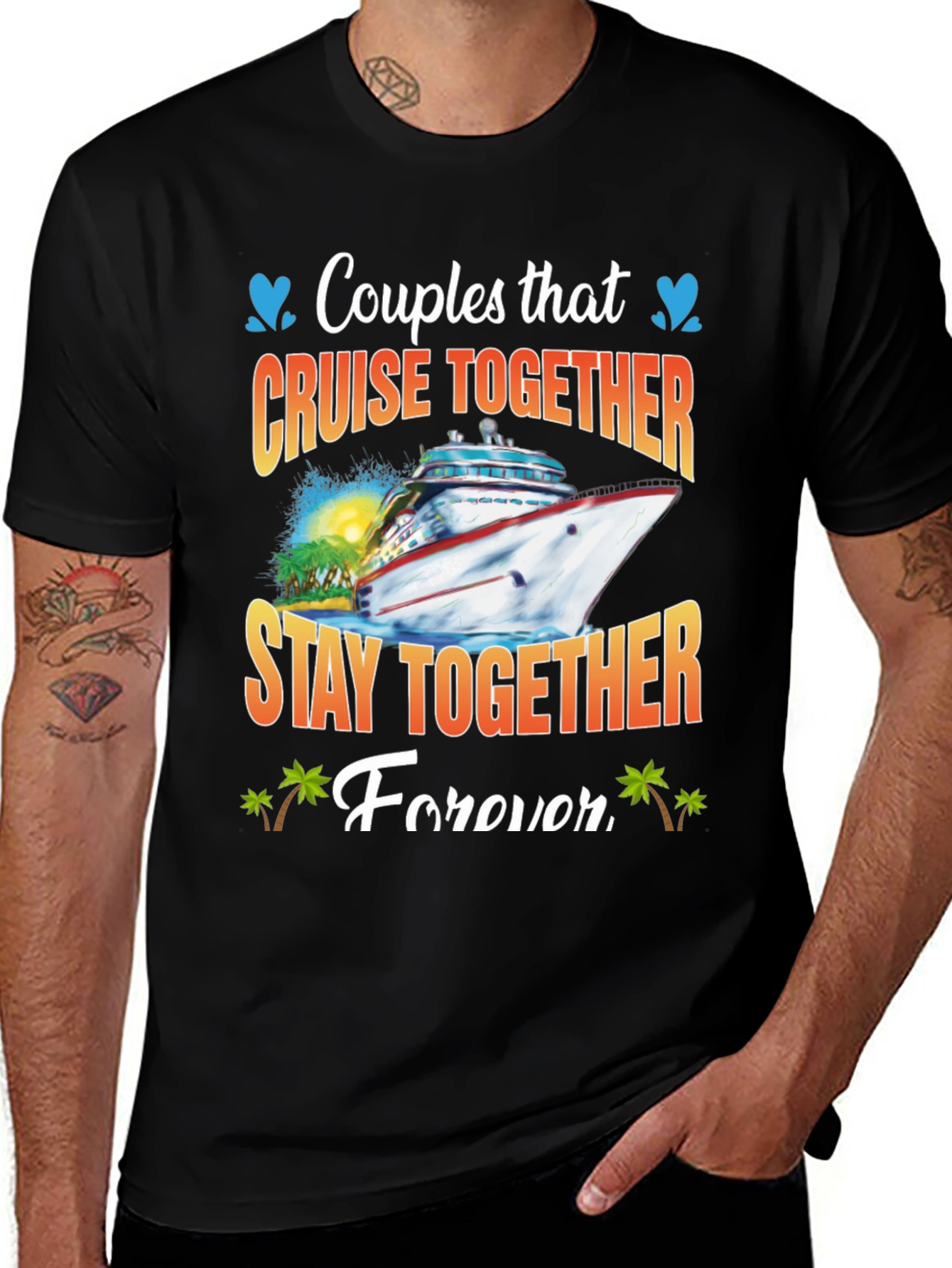 Variant 21 of Cruise Together Couple's Tee