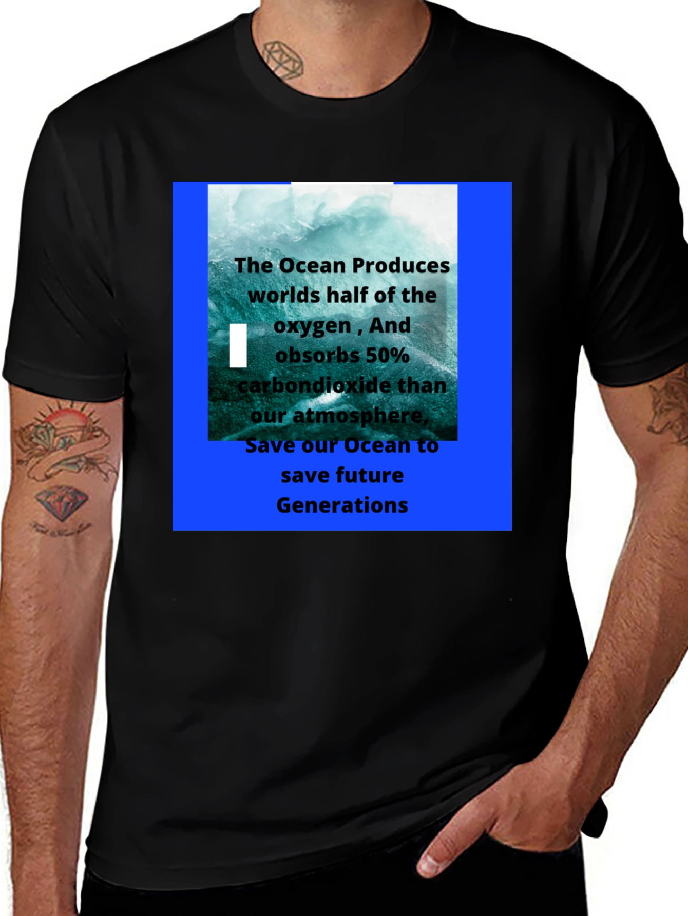 Variant 3 of Ocean Conservation T-Shirt: Save Future Generations