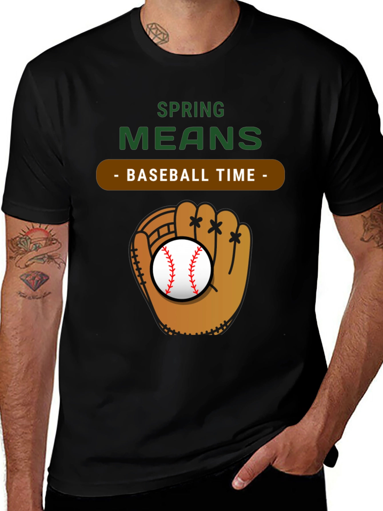 Spring Means Baseball Time T-Shirt