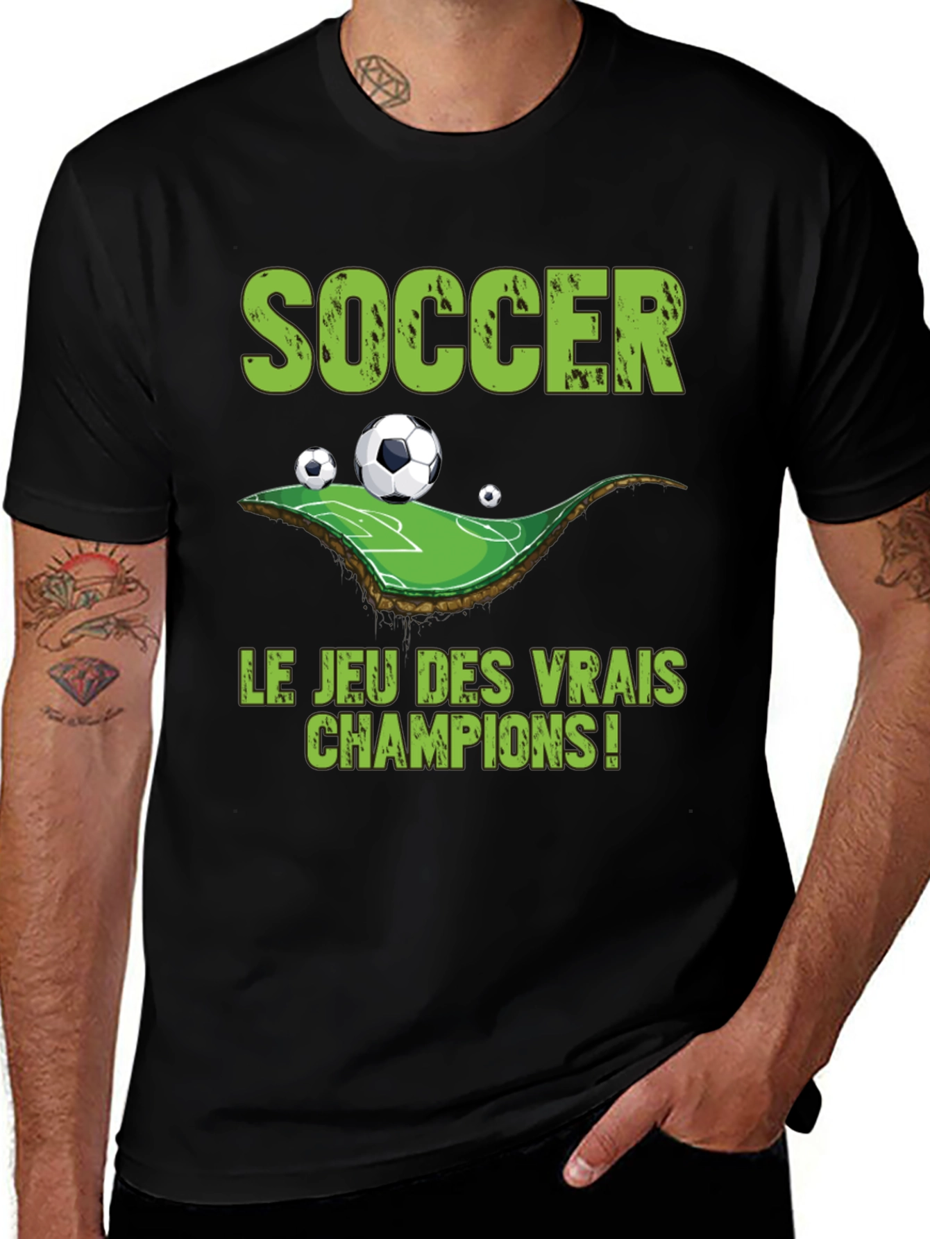 Variant 17 of Soccer Champion Graphic T-Shirt
