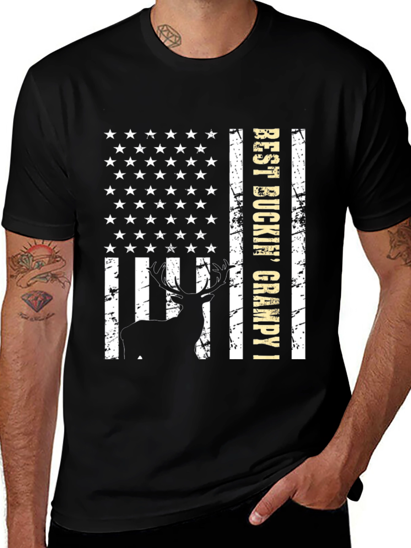 Variant 28 of Best Buckin' Grampy T-Shirt | Hunting Tee