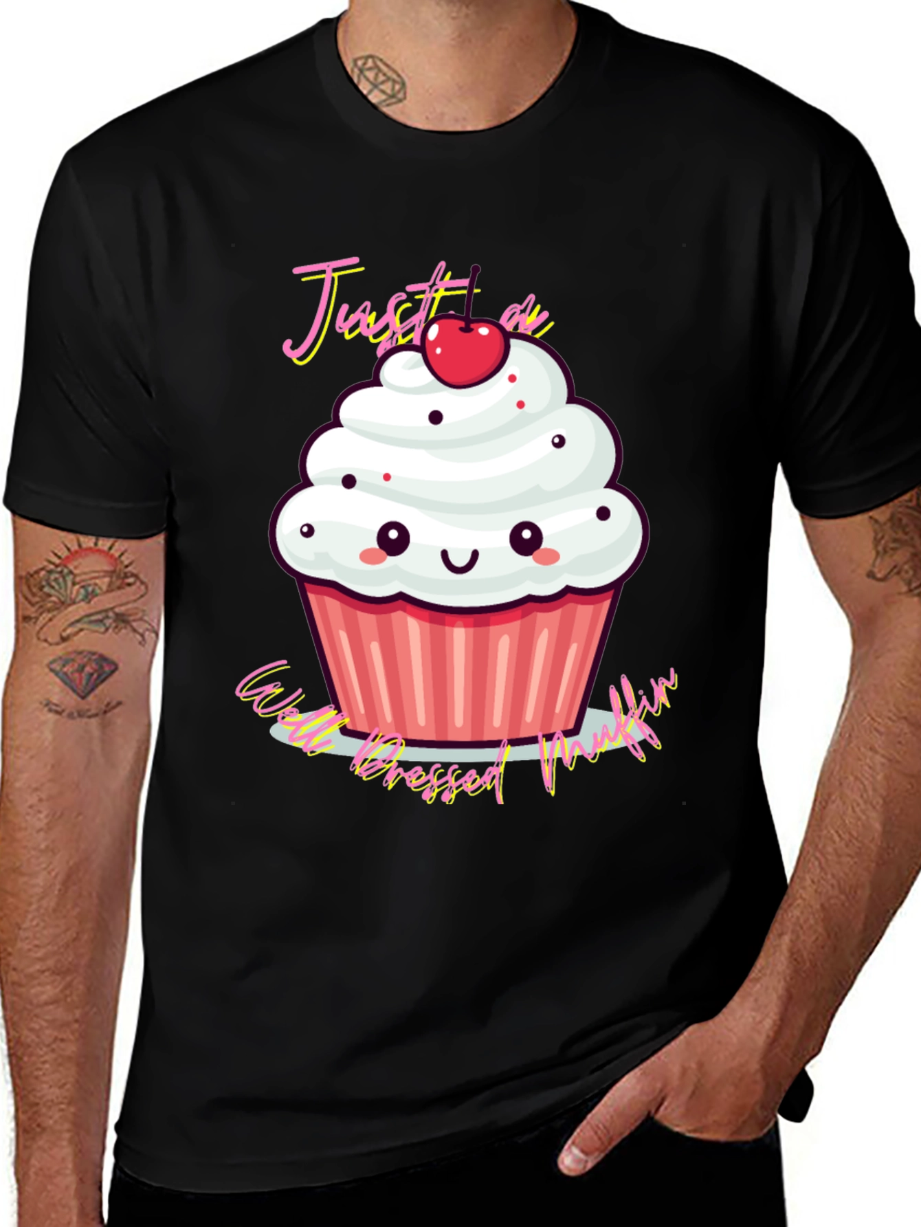 Variant 19 of Just A Well Dressed Muffin T-Shirt