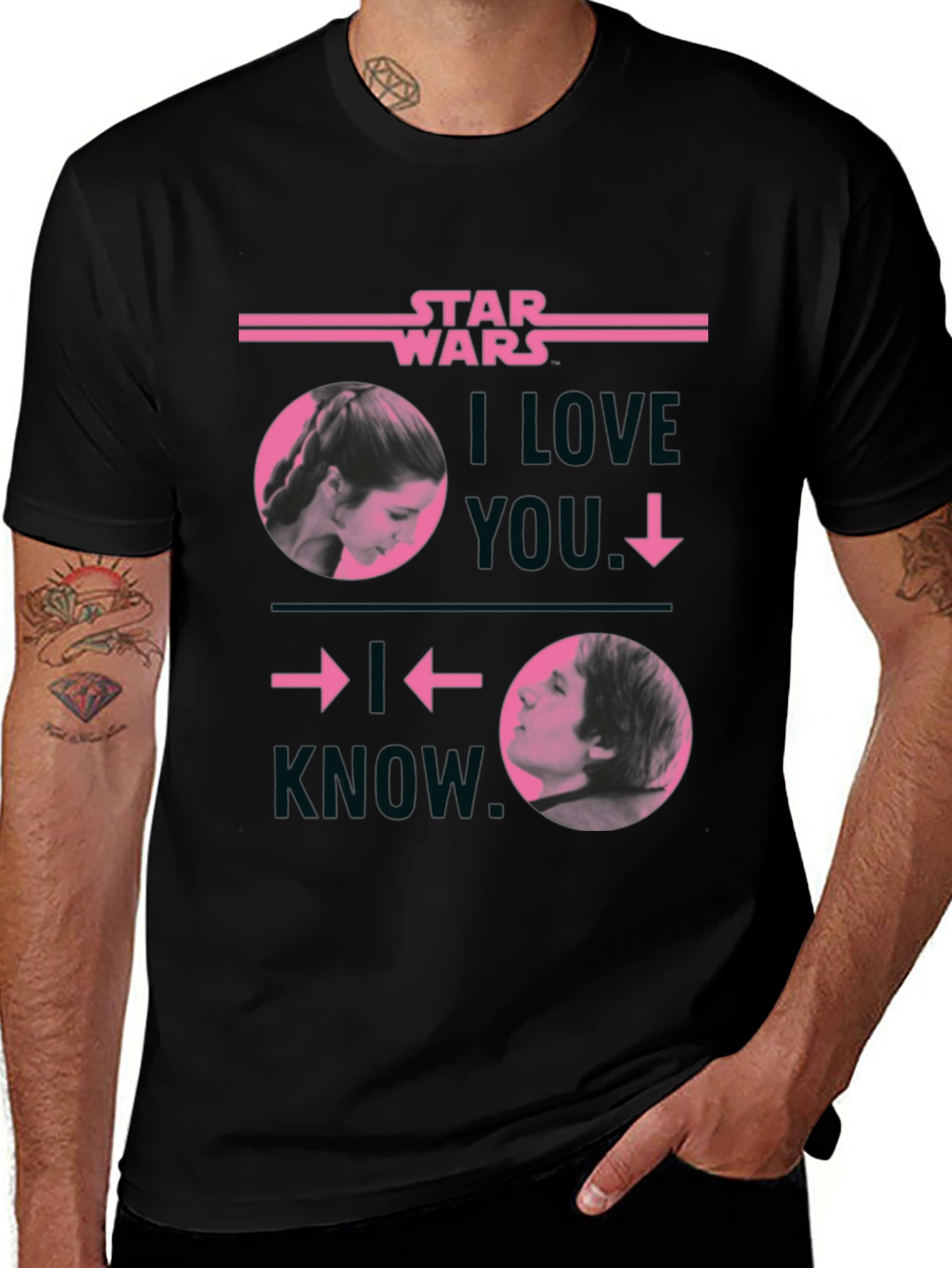 Star Wars 'I Love You/I Know' Graphic Tee