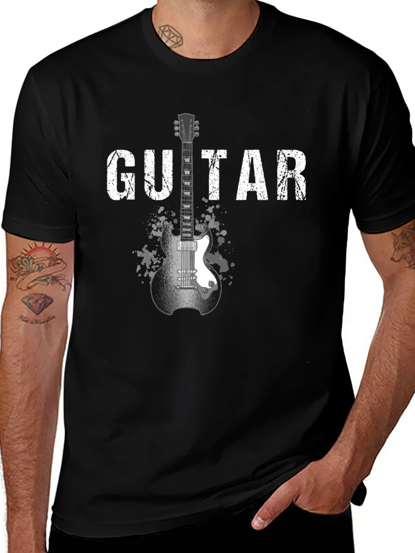 Variant 12 of Guitar Graphic Tee - Rock Music T-Shirt