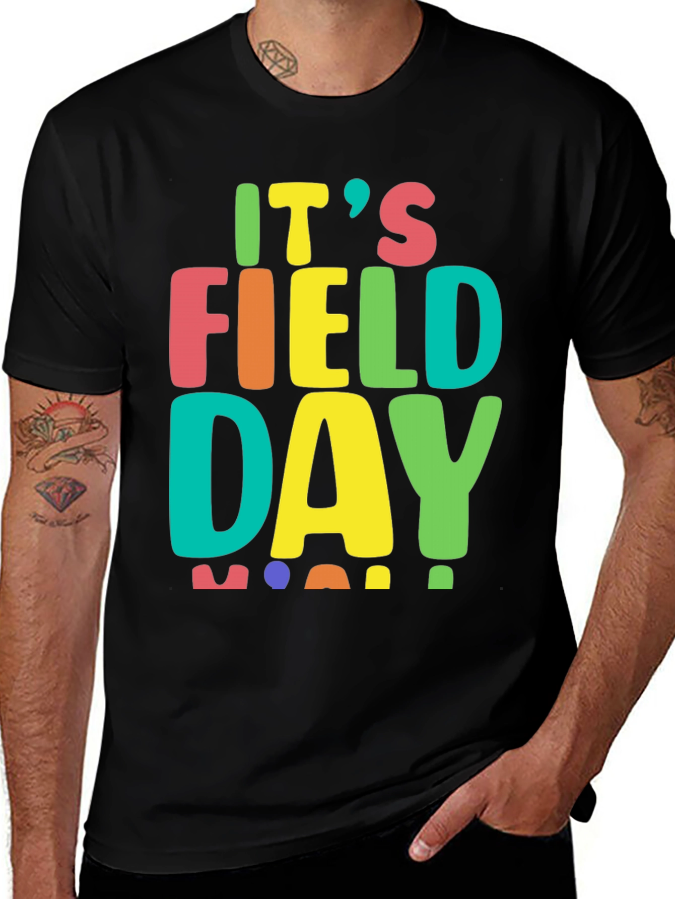 Variant 25 of It's Field Day T-Shirt - Fun Colorful Design