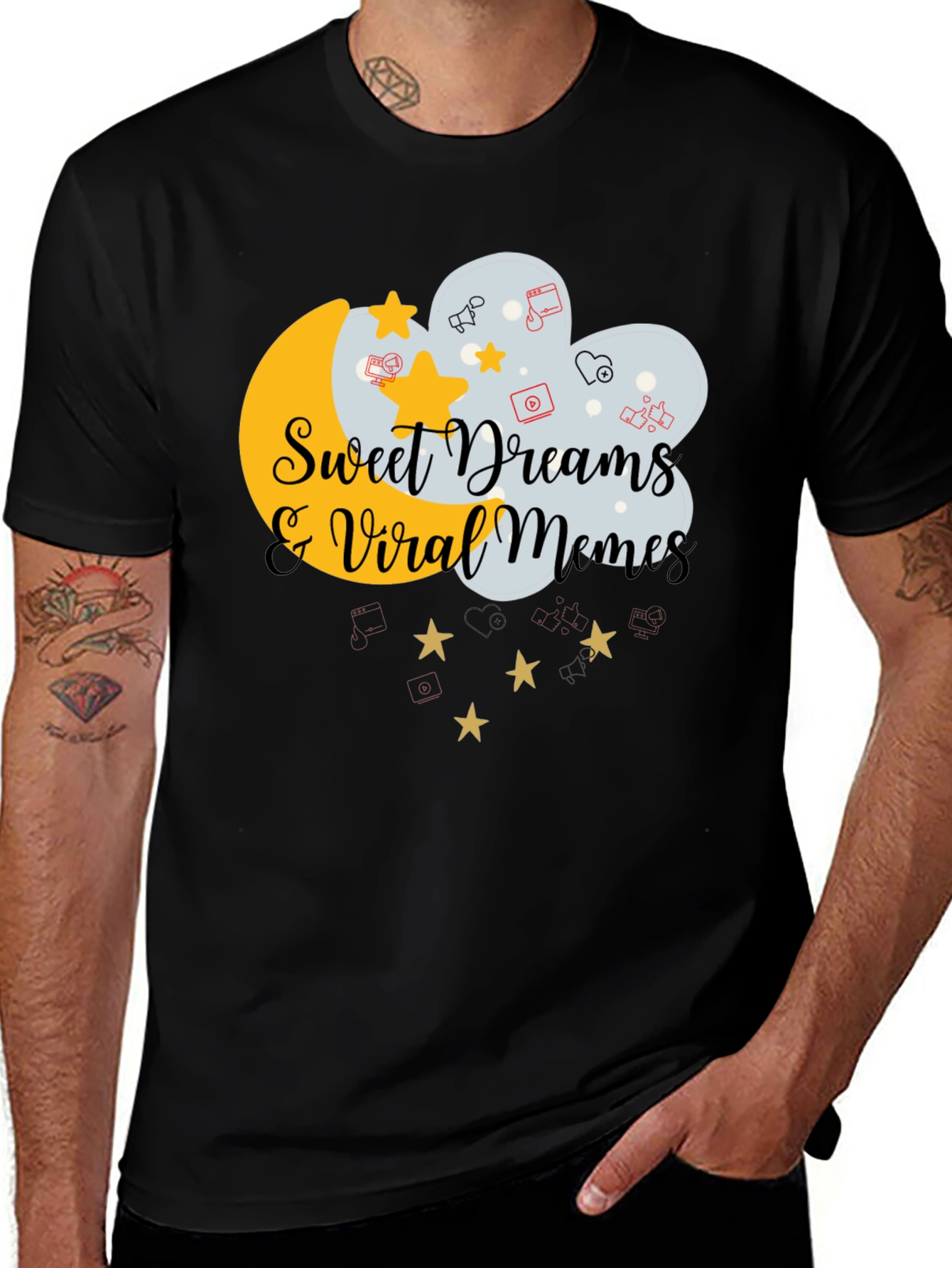 Sweet Dreams & Viral Memes Graphic Tee