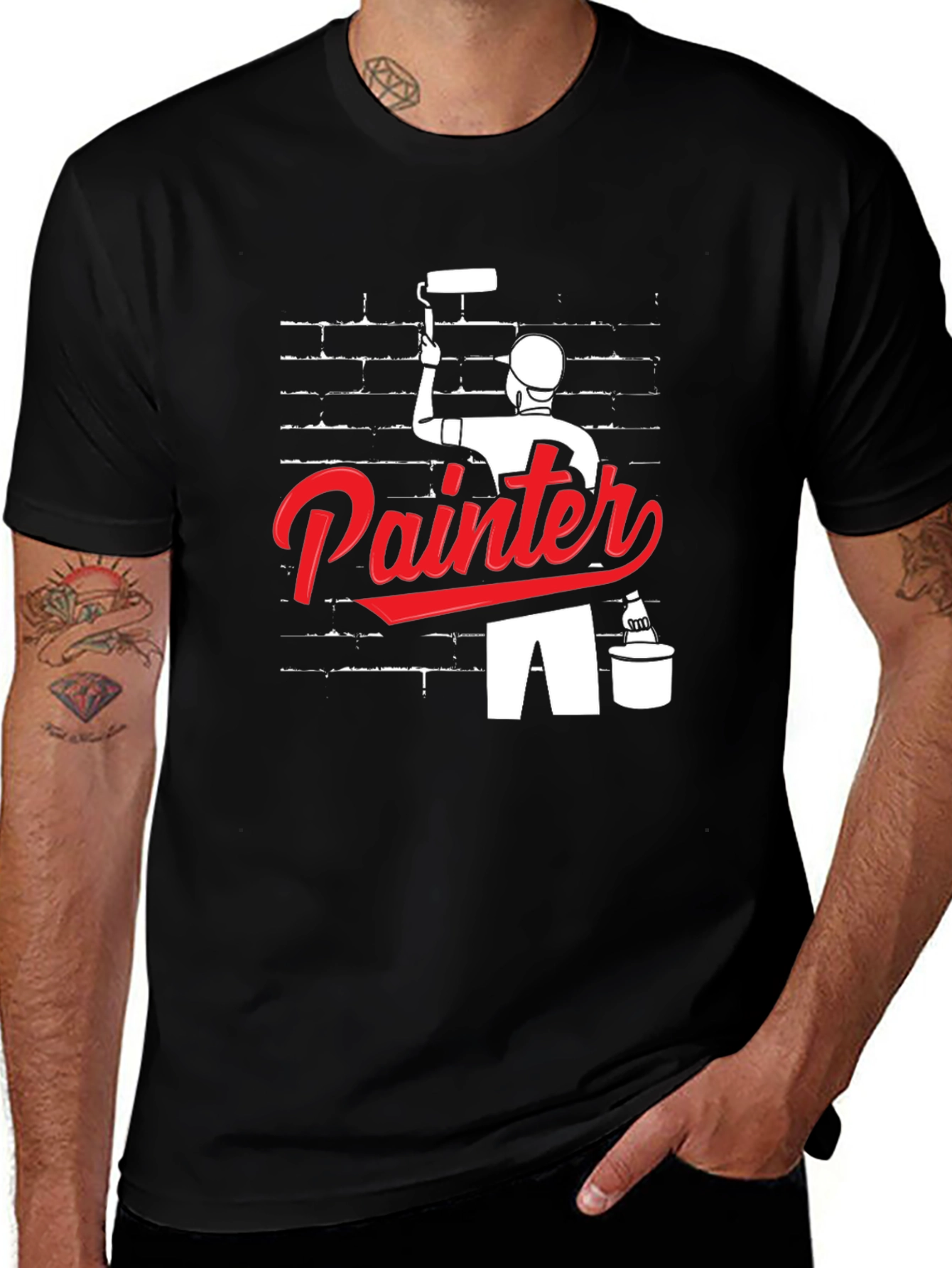 Variant 21 of Painter T-Shirt - Painting Professional Tee