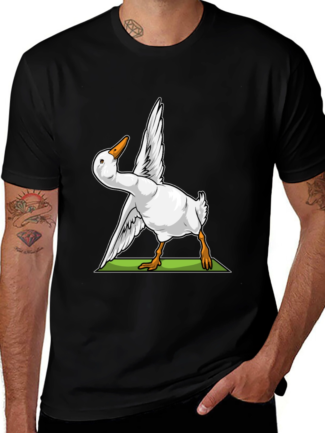 Variant 22 of Yoga Duck Graphic Tee