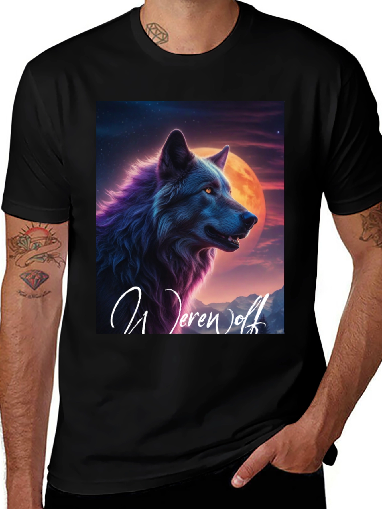 Variant 14 of Werewolf Moon Graphic T-Shirt