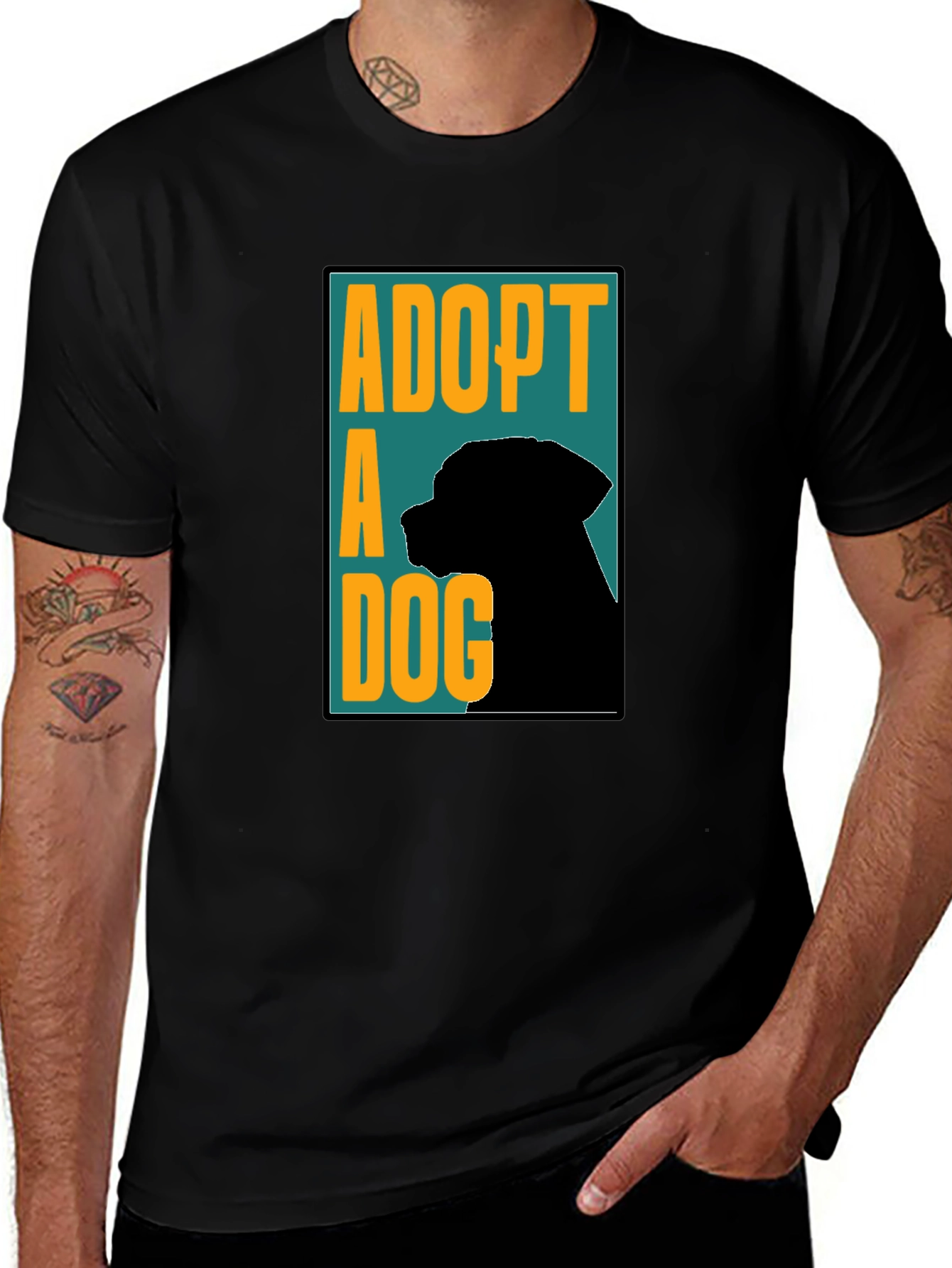 Variant 21 of Adopt A Dog T-Shirt